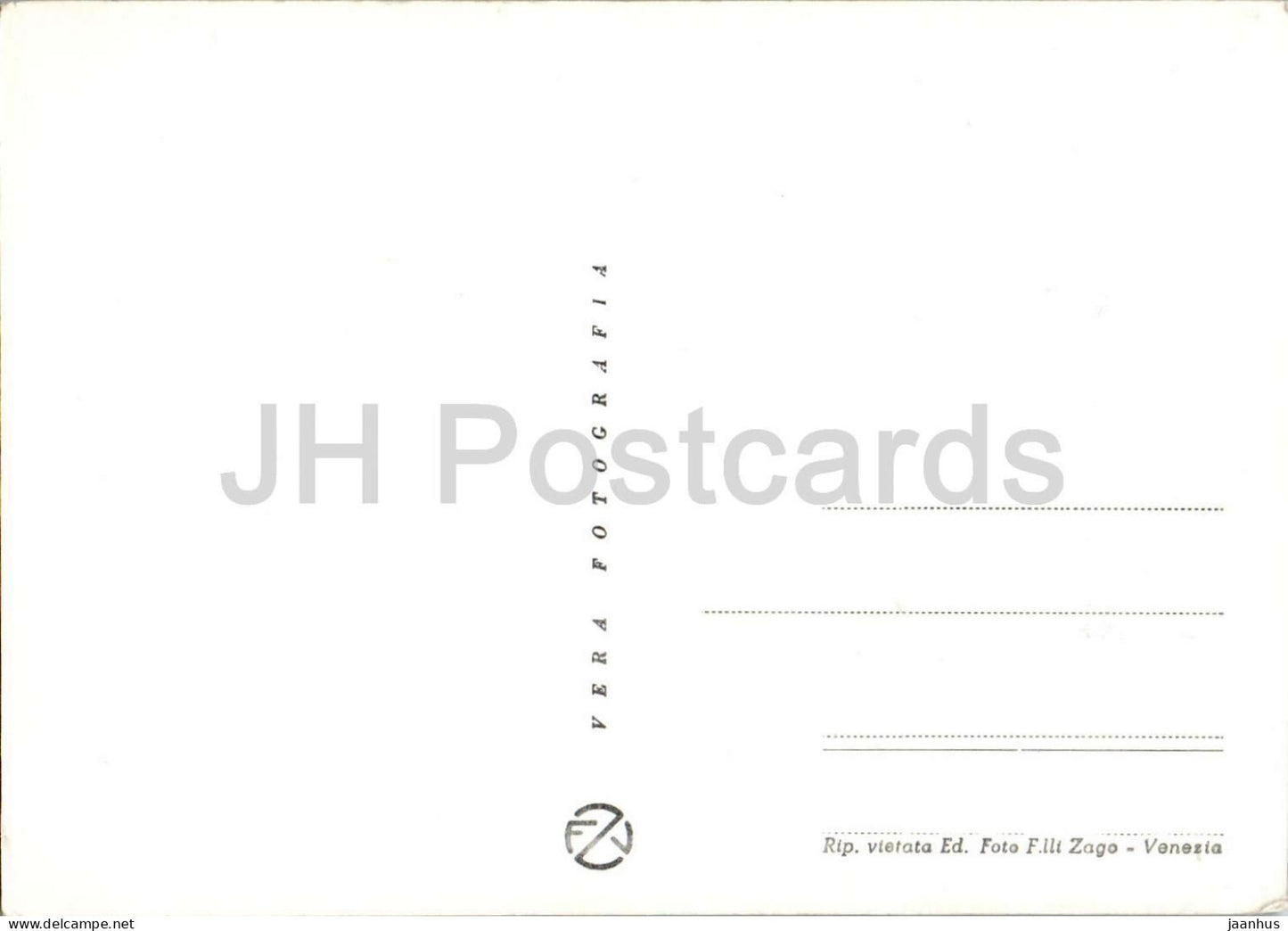Venezia - Ponte dei Sospiri - Venice - Bridge of Sighs - gondola - canal - 298 - old postcard - Italy - unused