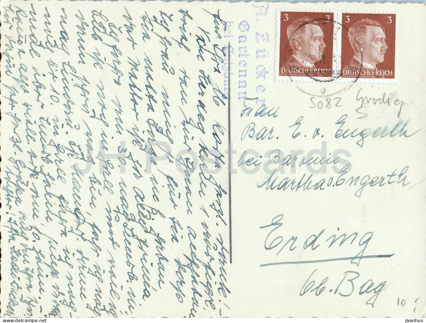 Hallein - Schloss Gartenau - château - A. Zucker Gartenau bei Salzburg - photo - carte postale ancienne - Autriche - utilisé