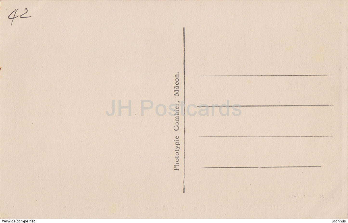 Bourg Argental - Ruines du Chateau d'Argental - castle ruins - old postcard - France - unused