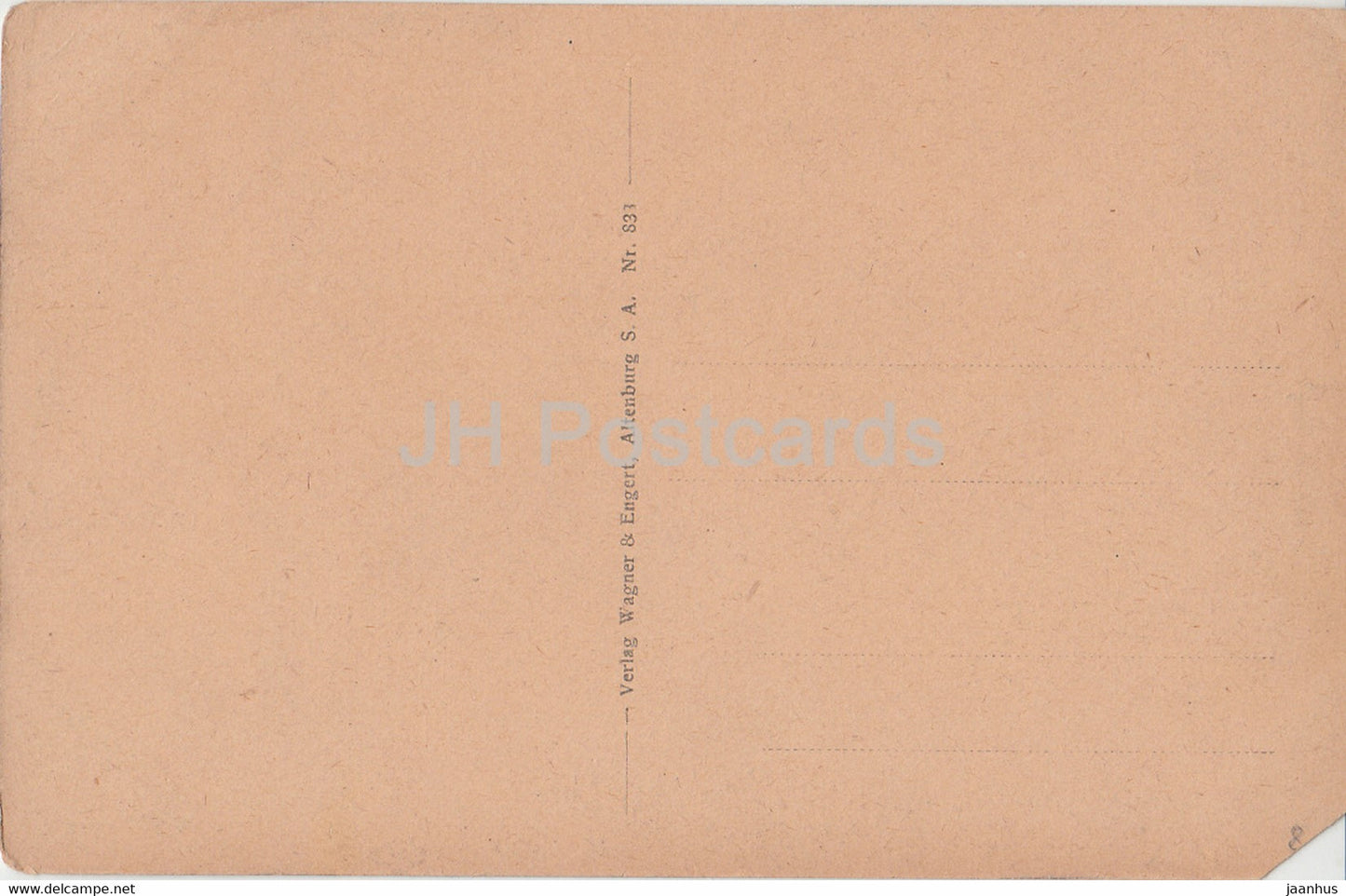 Altenburg - Am Nikolaikirchhof - church - 833 - old postcard - Germany - unused