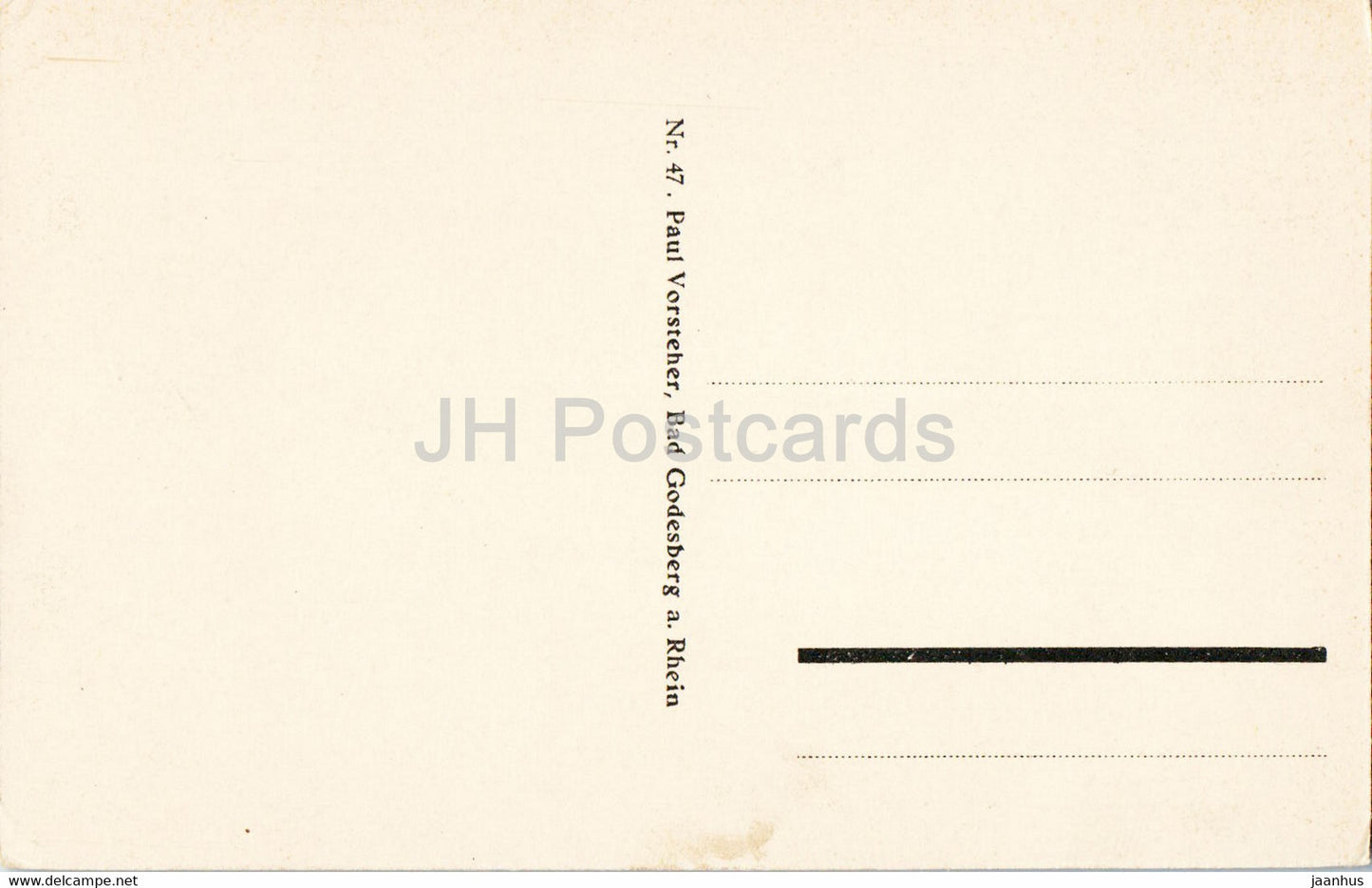 Die Godesburg - 47 - old postcard - Germany - unused