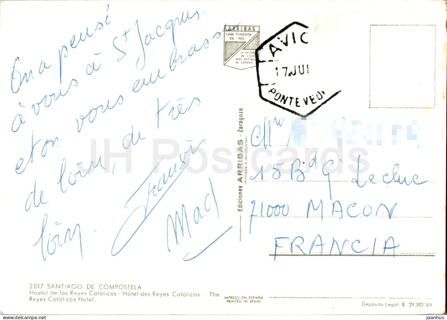 Santiago de Compostela - Hostal de los Reyes Catolicos - hotel - 2017 - Spain - used