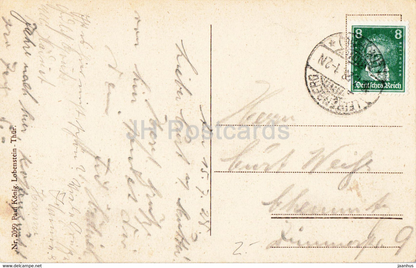 Sormitzgrund - Grunau b Leutenberg - alte Postkarte - 1928 - Deutschland - gebraucht