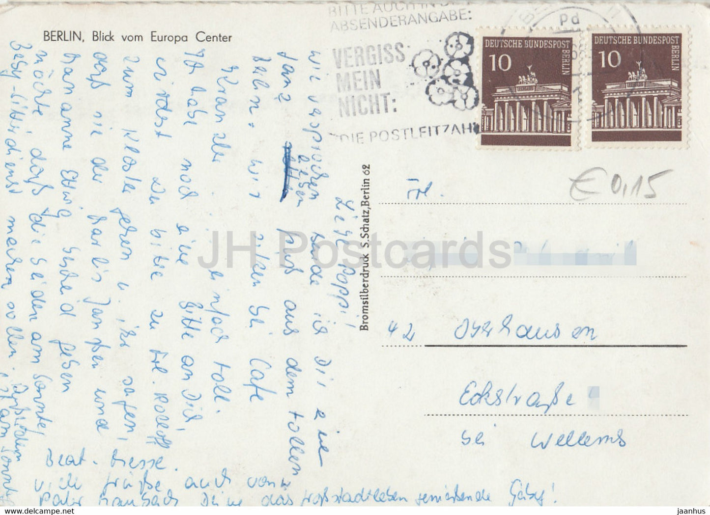 Berlin - Blick vom Europa Center - Germany - used