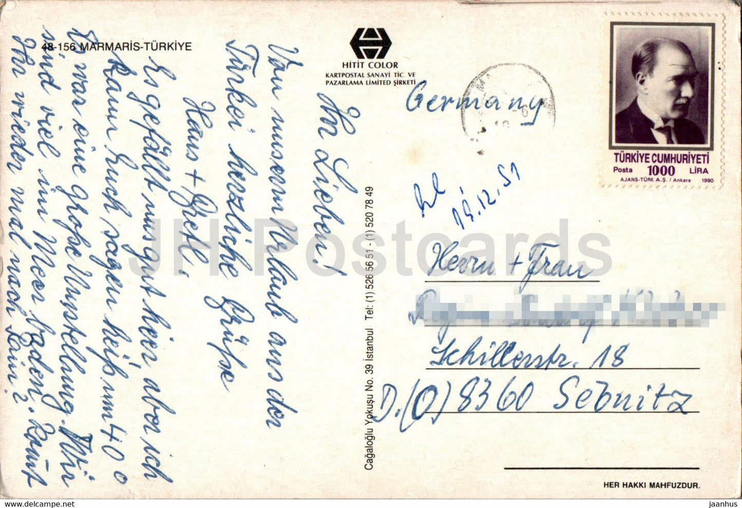 Marmaris - sailing boat - yacht - 1991 - Turkey - used