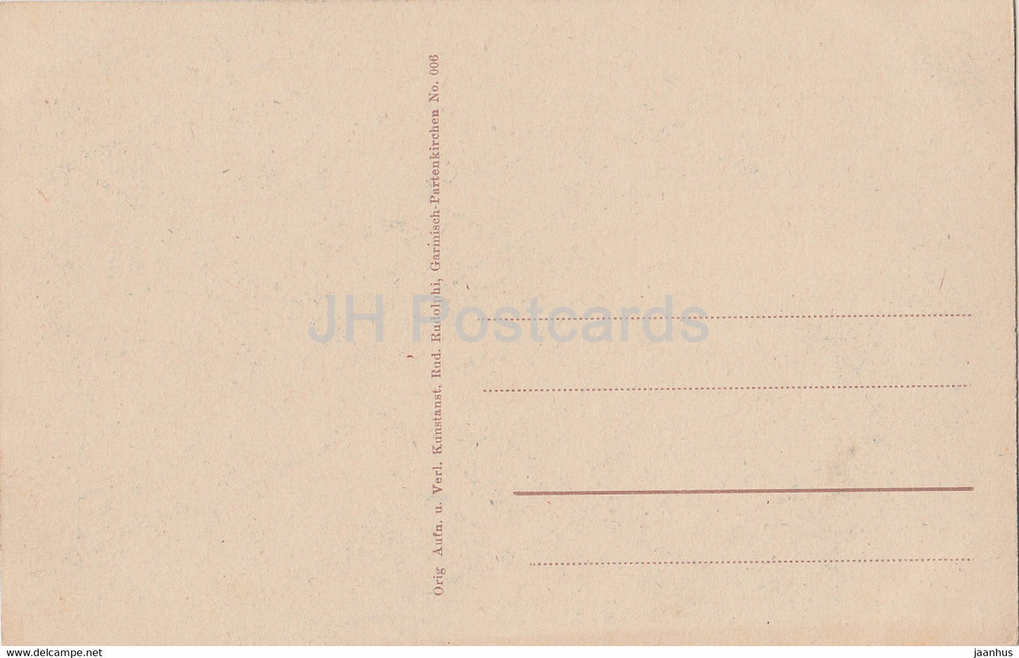 Partenkirchen mit Alpspitze u Zugspitze - 006 - old postcard - Germany - unused