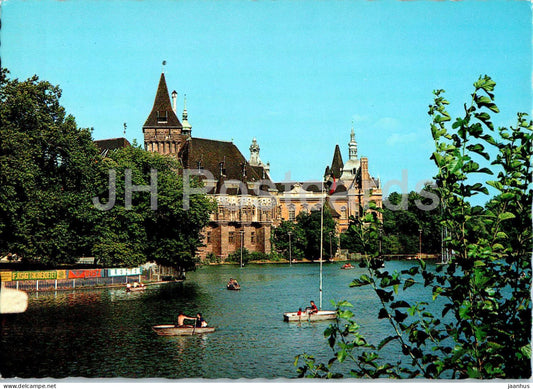Budapest - City Park - Vajdahunyad Castle - 1986 - Hungary - used - JH Postcards