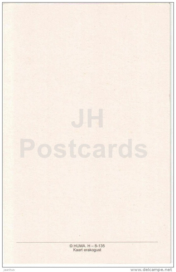 Christmas Greeting Card - birds - old postcard reproduction - Estonia - unused - JH Postcards