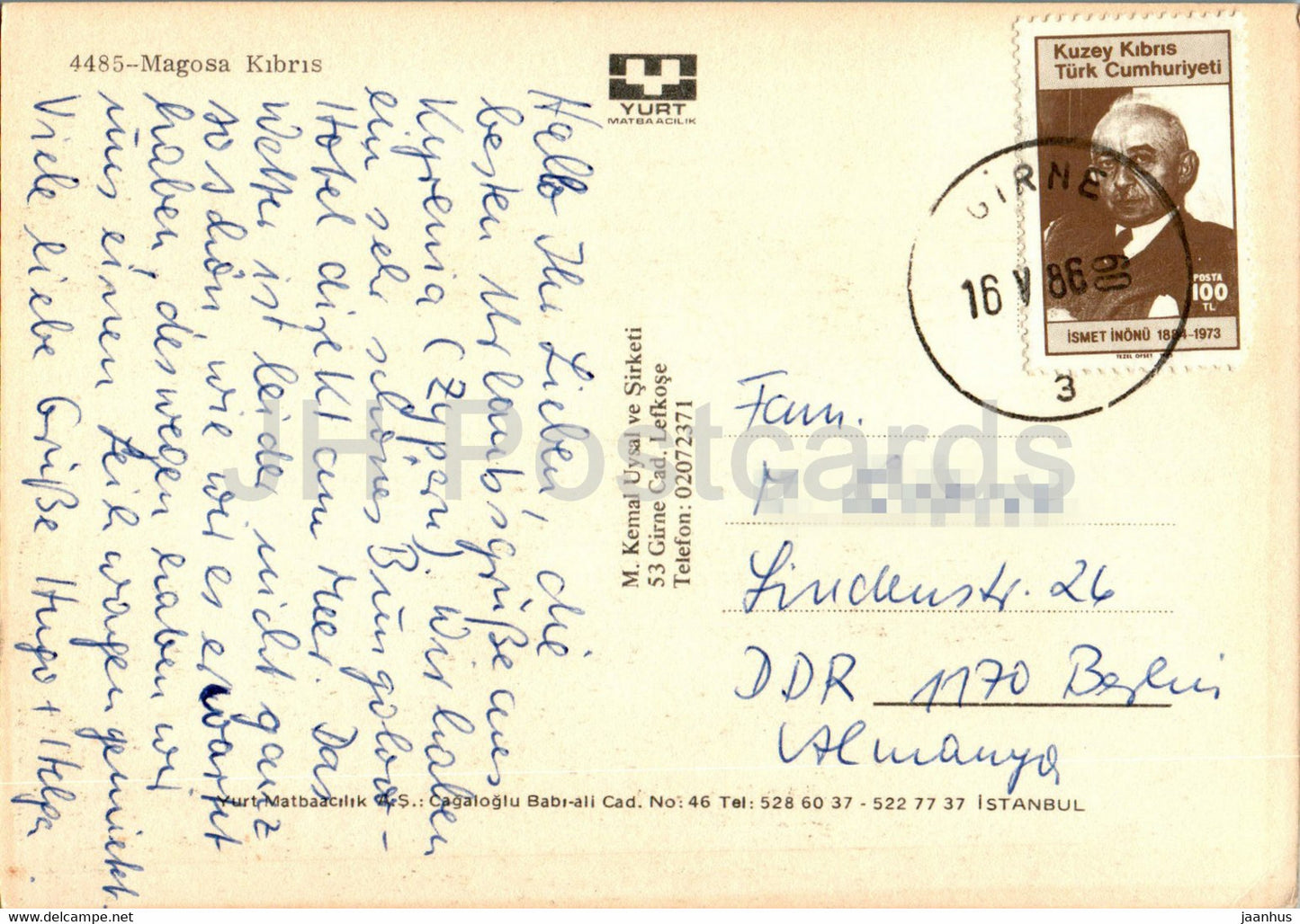 Magosa Kibris - boat - 4485 - 1986 - Cyprus - used