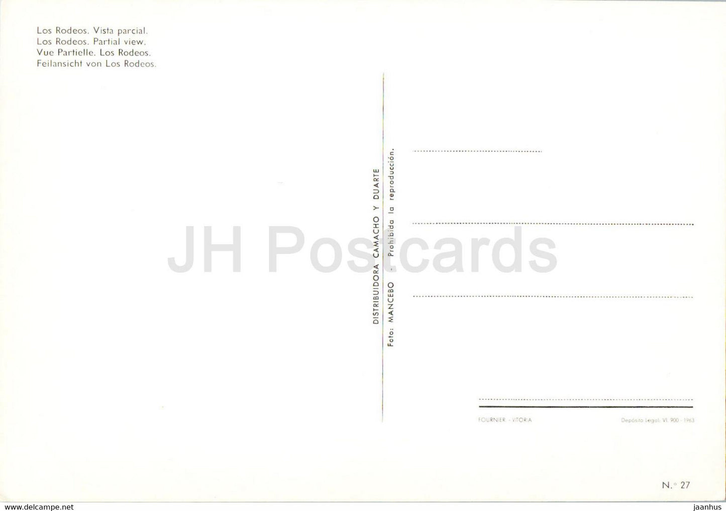 Los Rodeos - Vista Parcial - Aussicht - Flughafen - 27 - Spanien - unbenutzt