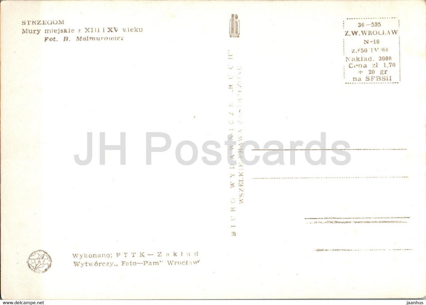 Strzegom - Mury miejskie - town walls - Poland - unused