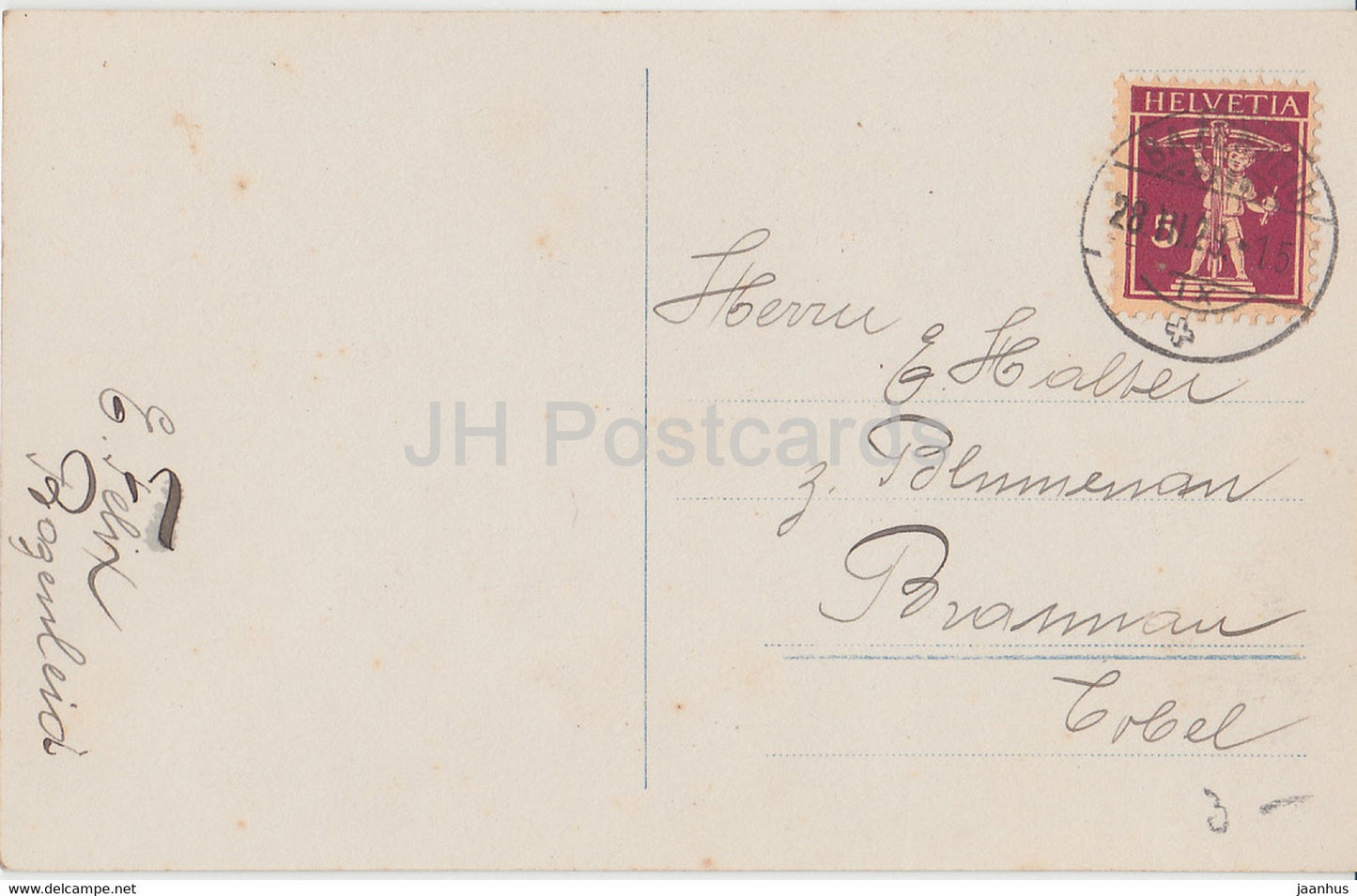 Herr deine Gute reicht soweit der Himmel ist - Jésus - religion - carte postale ancienne - 1929 - Allemagne - utilisé