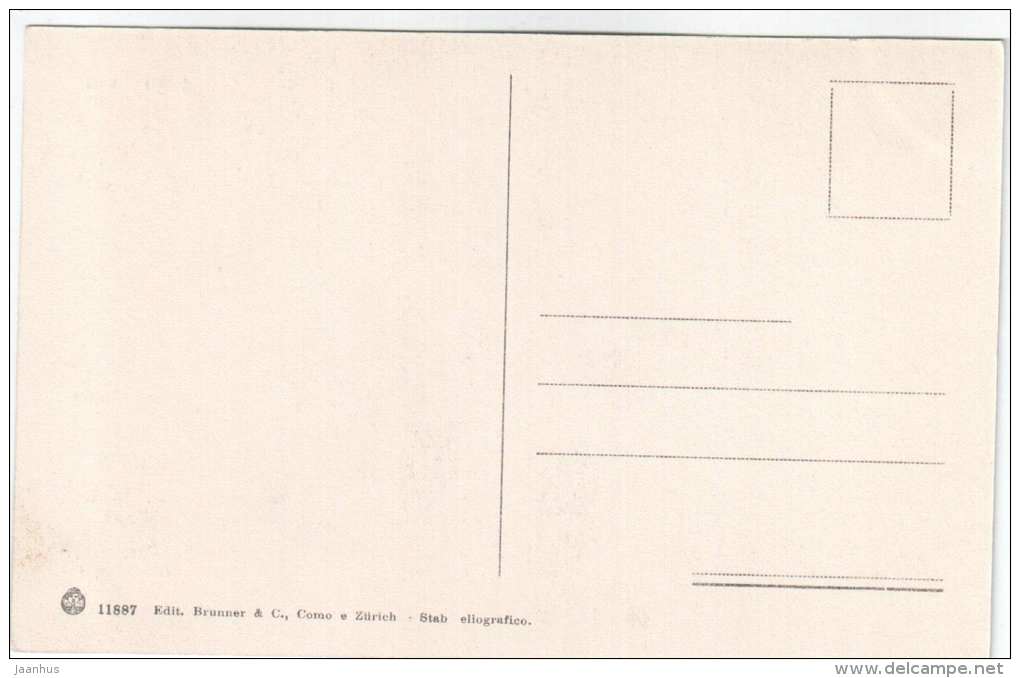 Ville - Pegli - 11887 - Edit. Brunner & Co - old postcard - Italy - unused - JH Postcards