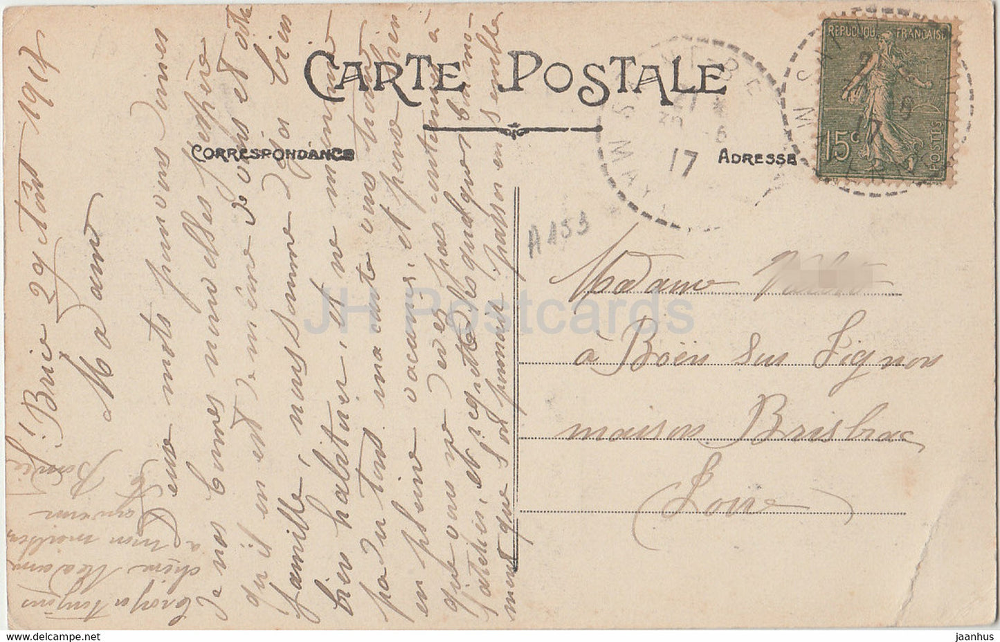 Touren - Multiview - 48 - AP - alte Postkarte - 1917 - Frankreich - gebraucht