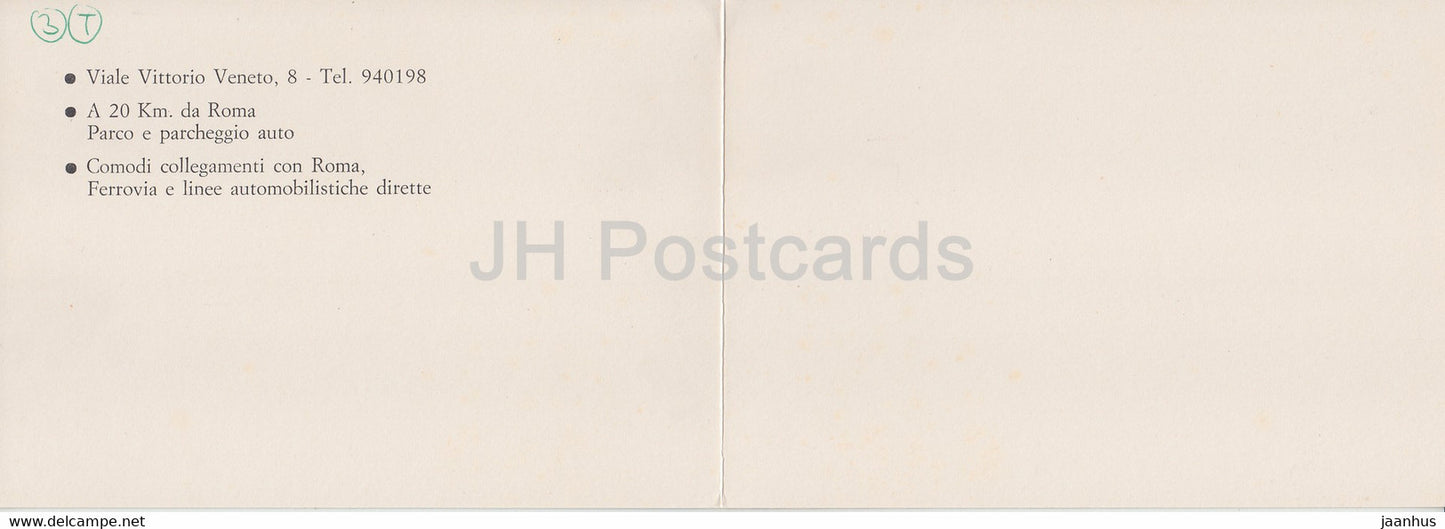 hôtel Flora - Frascati - voiture - Italie - inutilisé