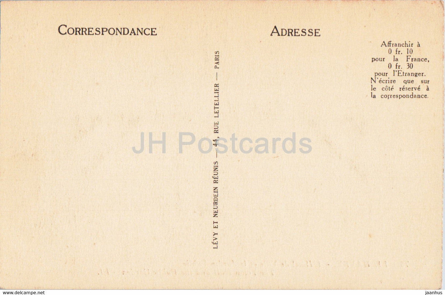 Le Havre - L'Hotel de Ville et le Jardin Public - 78 - alte Postkarte - Frankreich - unbenutzt