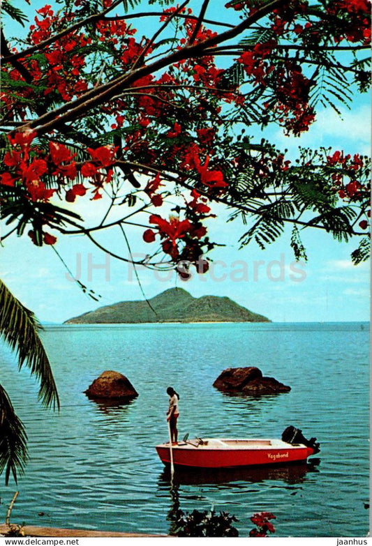 Seychelles - Mahe - boat - 115 - 1980 - Seychelles - used - JH Postcards