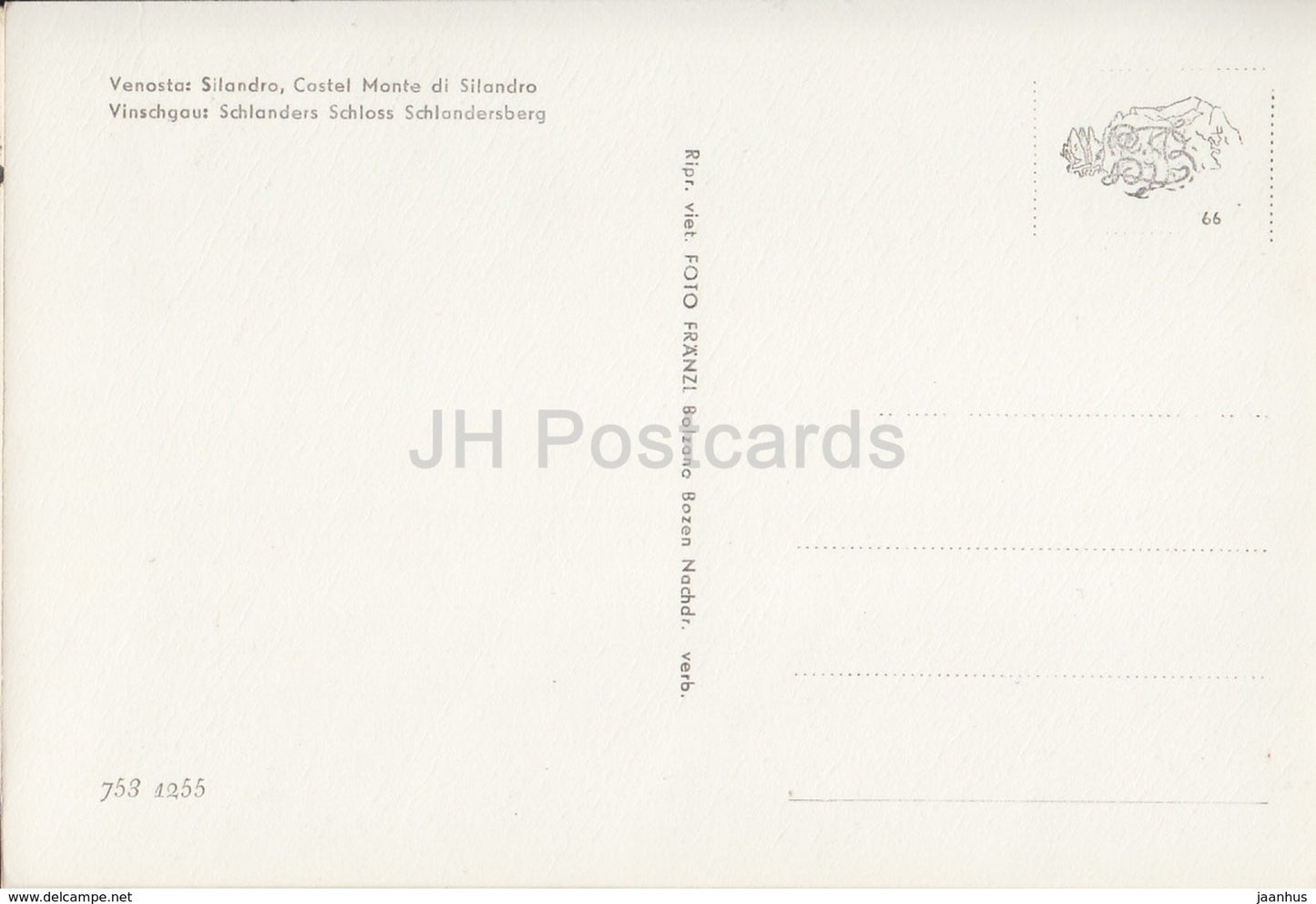 Vinschgau - Schlanders - Schlandersberg - Schloss Schlandersberg - Burg - Italien - unbenutzt