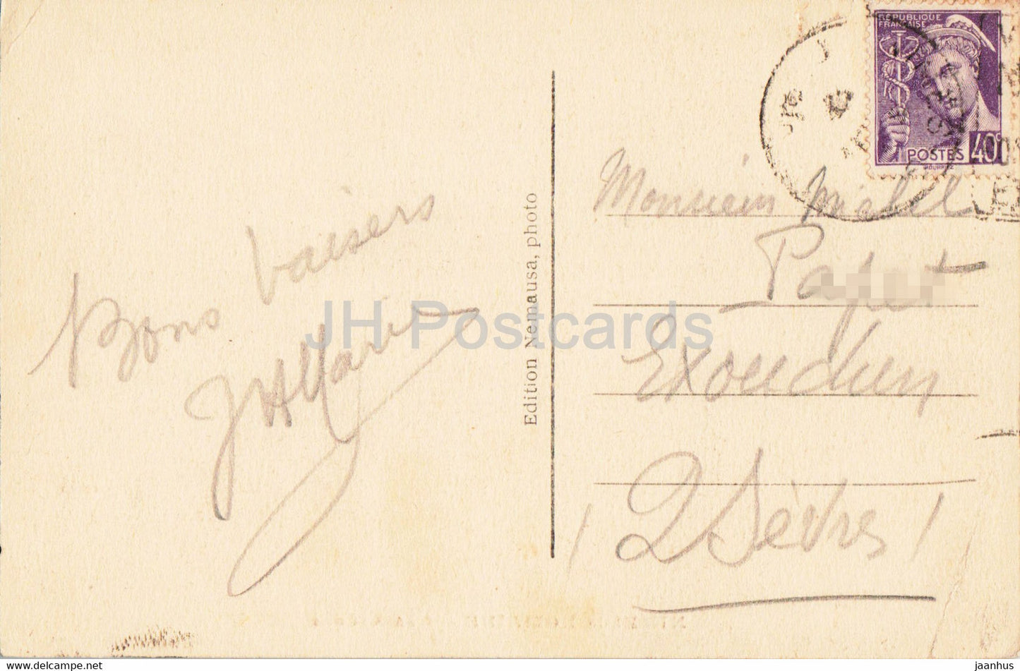 Nimes la Romaine - Les Arenes - ancient - old postcard - France - used