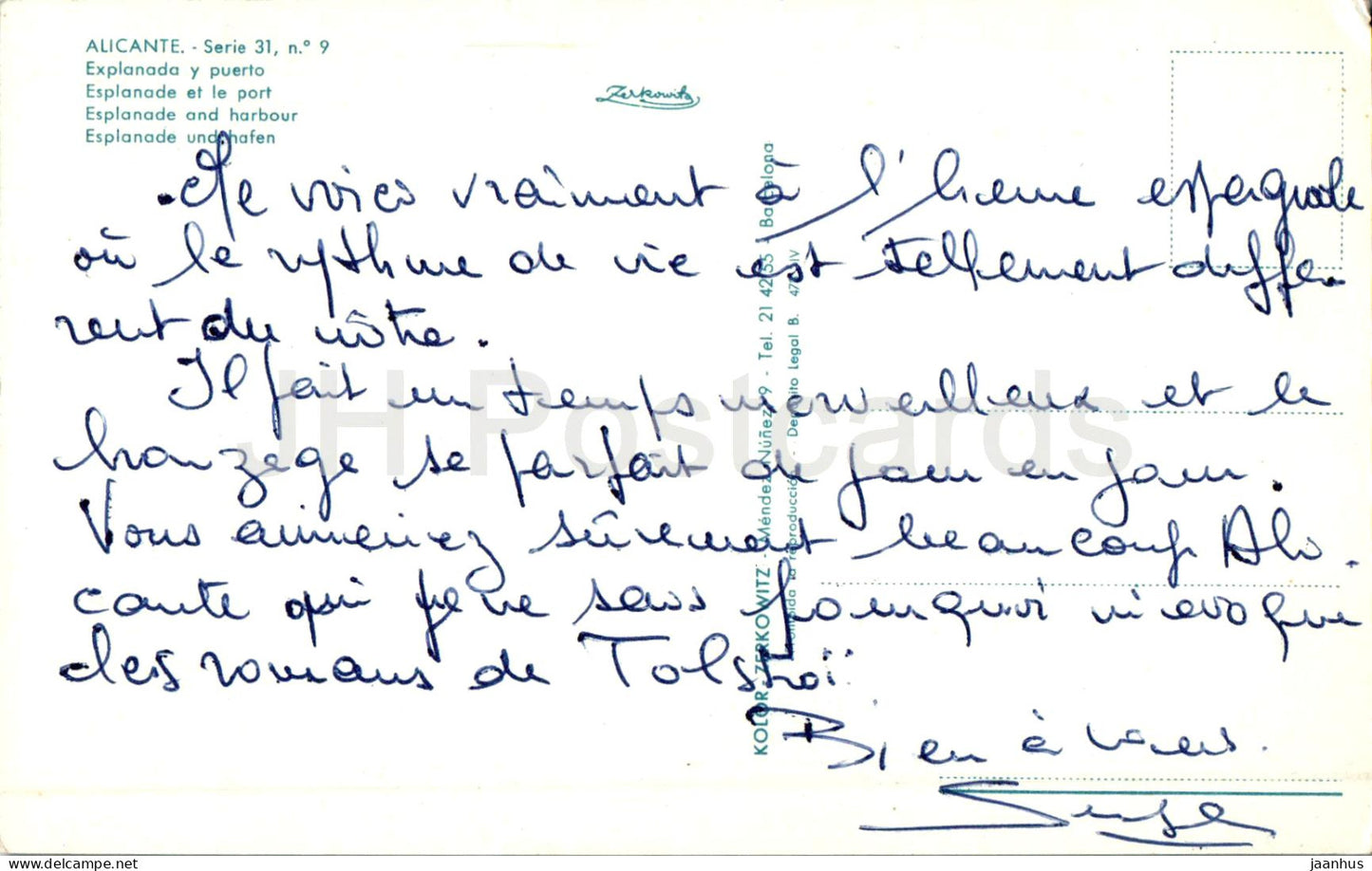 Alicante - Explanada y puerto - Esplanade und Hafen - 9 - Spanien - gebraucht