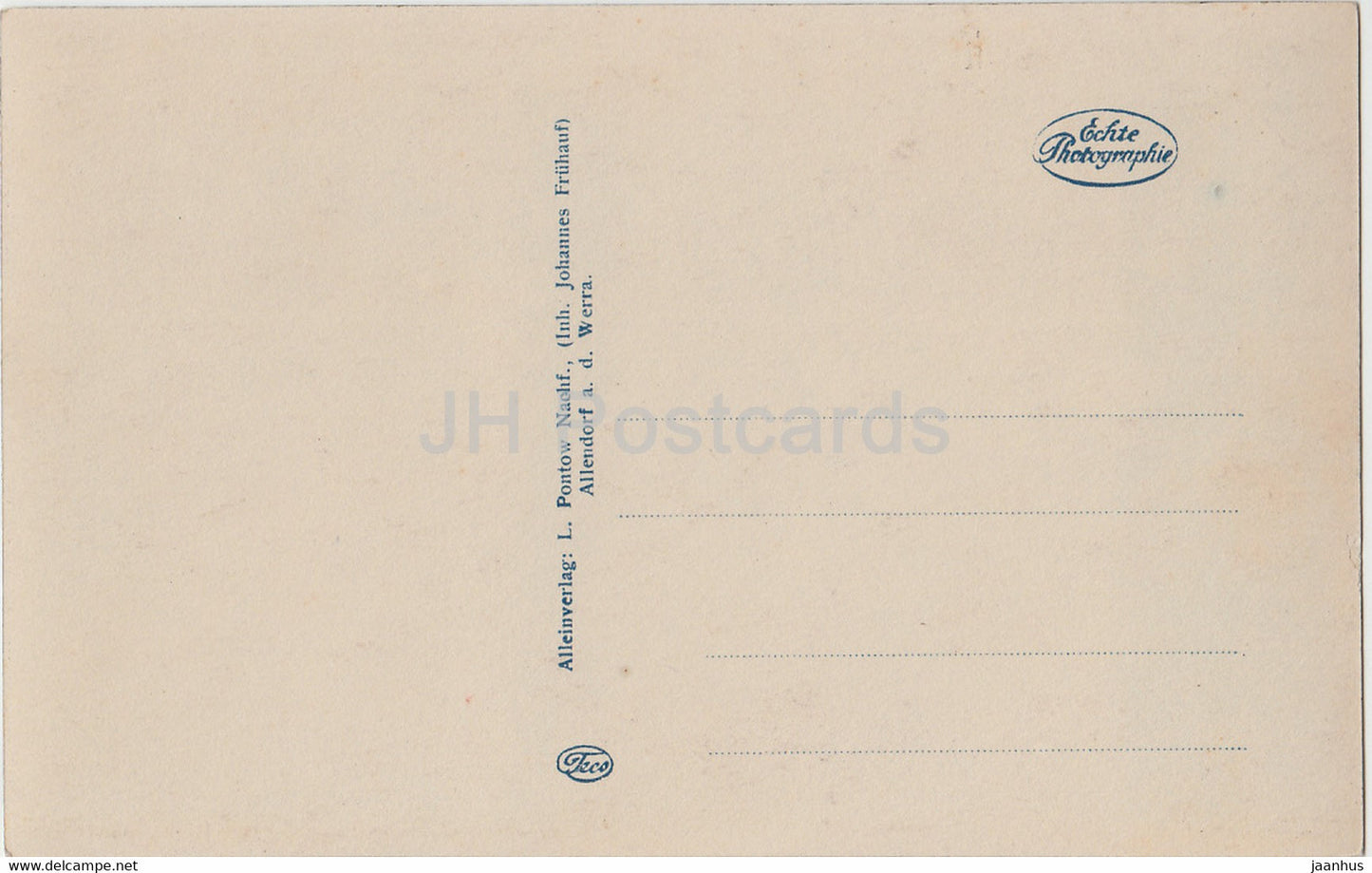 Bad Sooden a d Werra - old postcard - Germany - unused