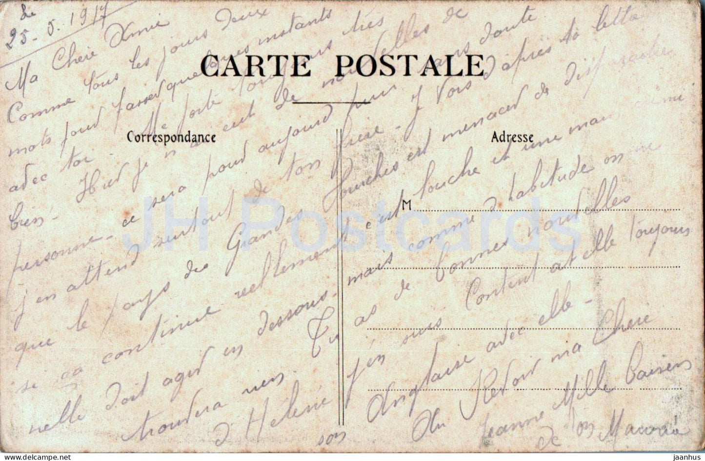 Mareuil sur Ay - La Bouteille - La champagne - carte postale ancienne - 1917 - France - occasion