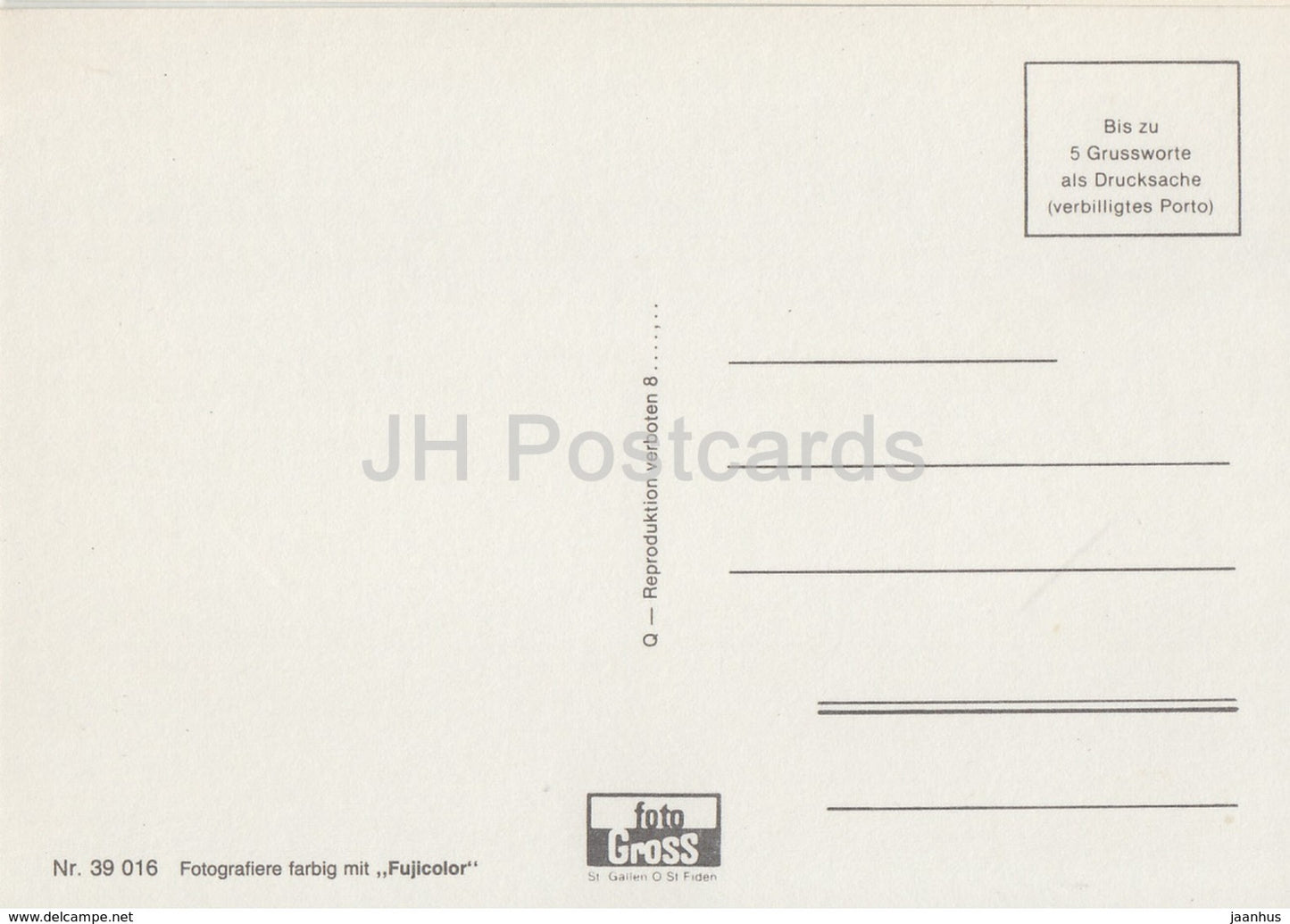 Heinzenberg - Lescha - Sarn - Masein - Tartar - Dalin - Praz - Schweiz - unbenutzt