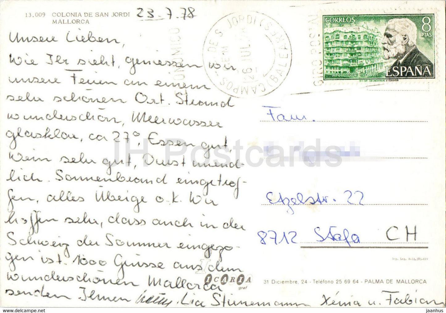 Colonia Sant Jordi - Mallorca - multiview - boat - 1978 - Spain - used