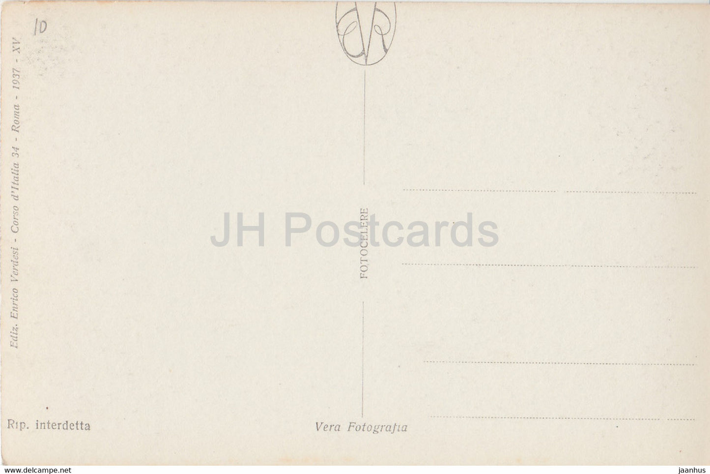 Roma - Rom - Roma di Notte - Il Campidoglio - alte Postkarte - Italien - unbenutzt