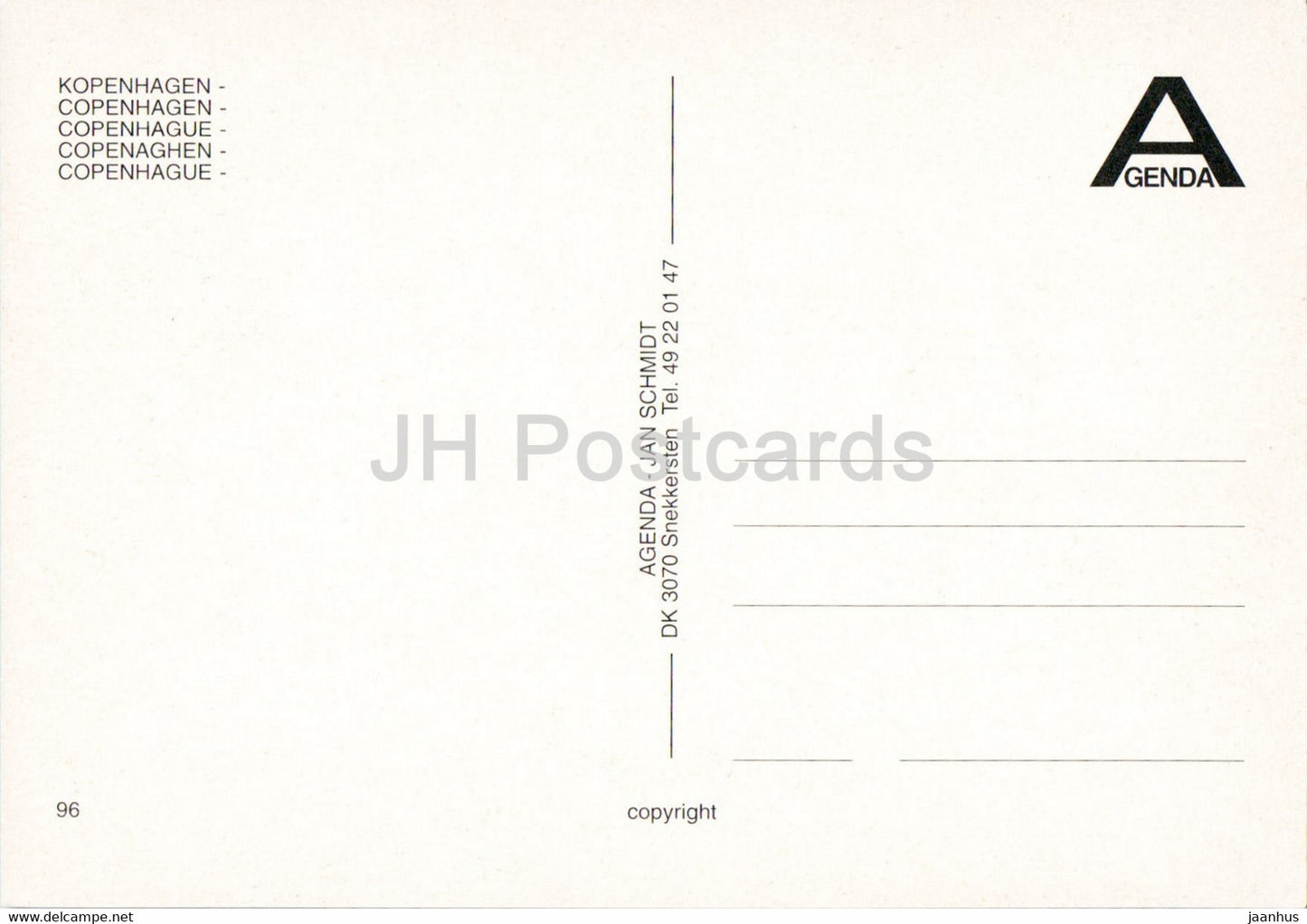 Copenhagen - Guard - Little Mermaid - multiview - 96 - Denmark - unused