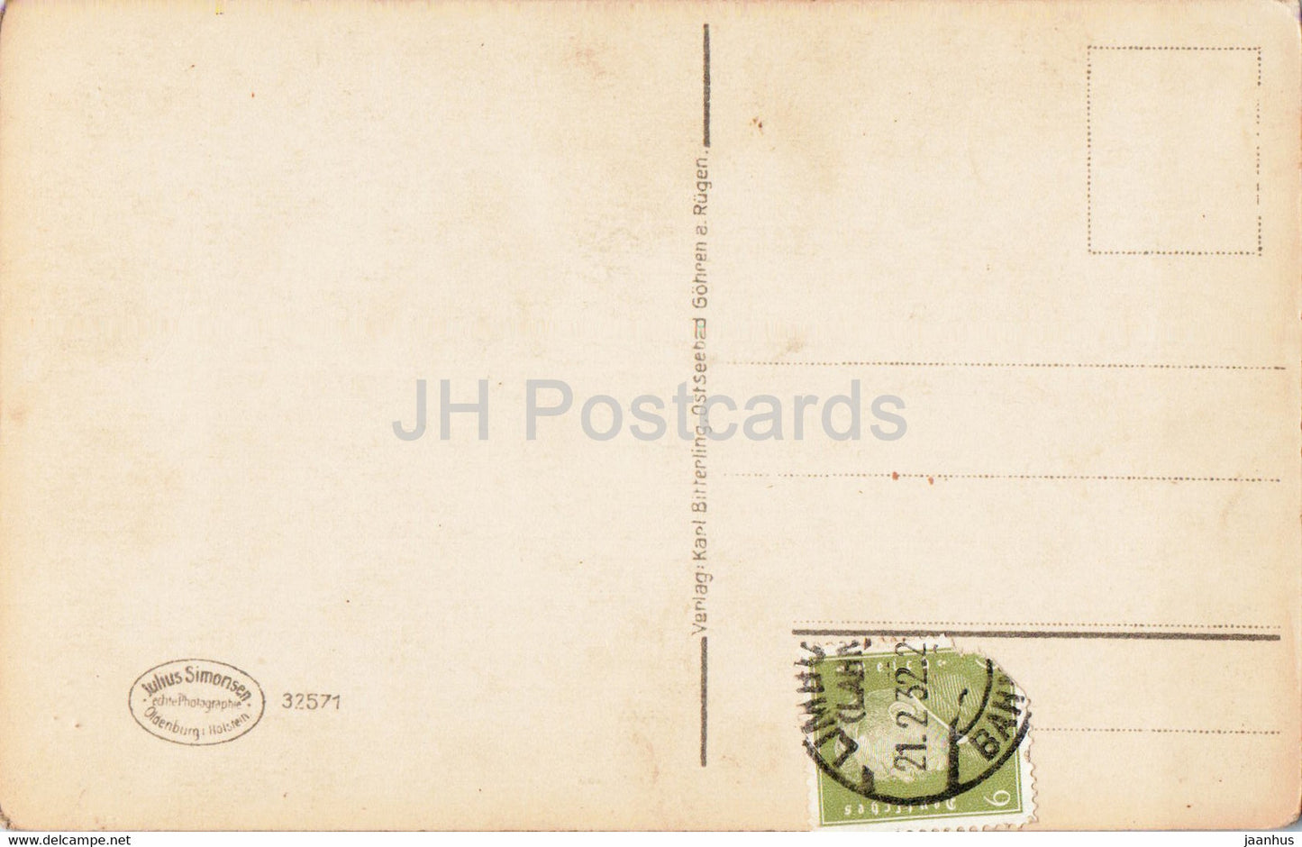 Ostseebad Göhren a Rugen - Konzertplatz - alte Postkarte - Deutschland - unbenutzt