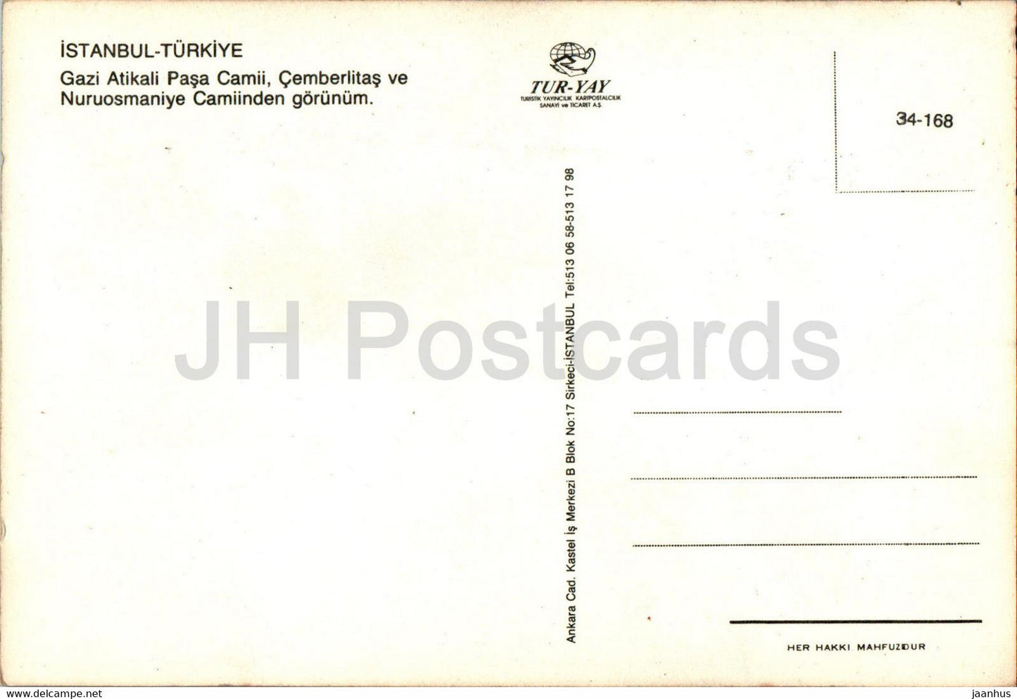 Istanbul - Gazi Atikali Pasa Camii - Gazi Atikali Pasa Moschee - 34-168 - Türkei - unbenutzt