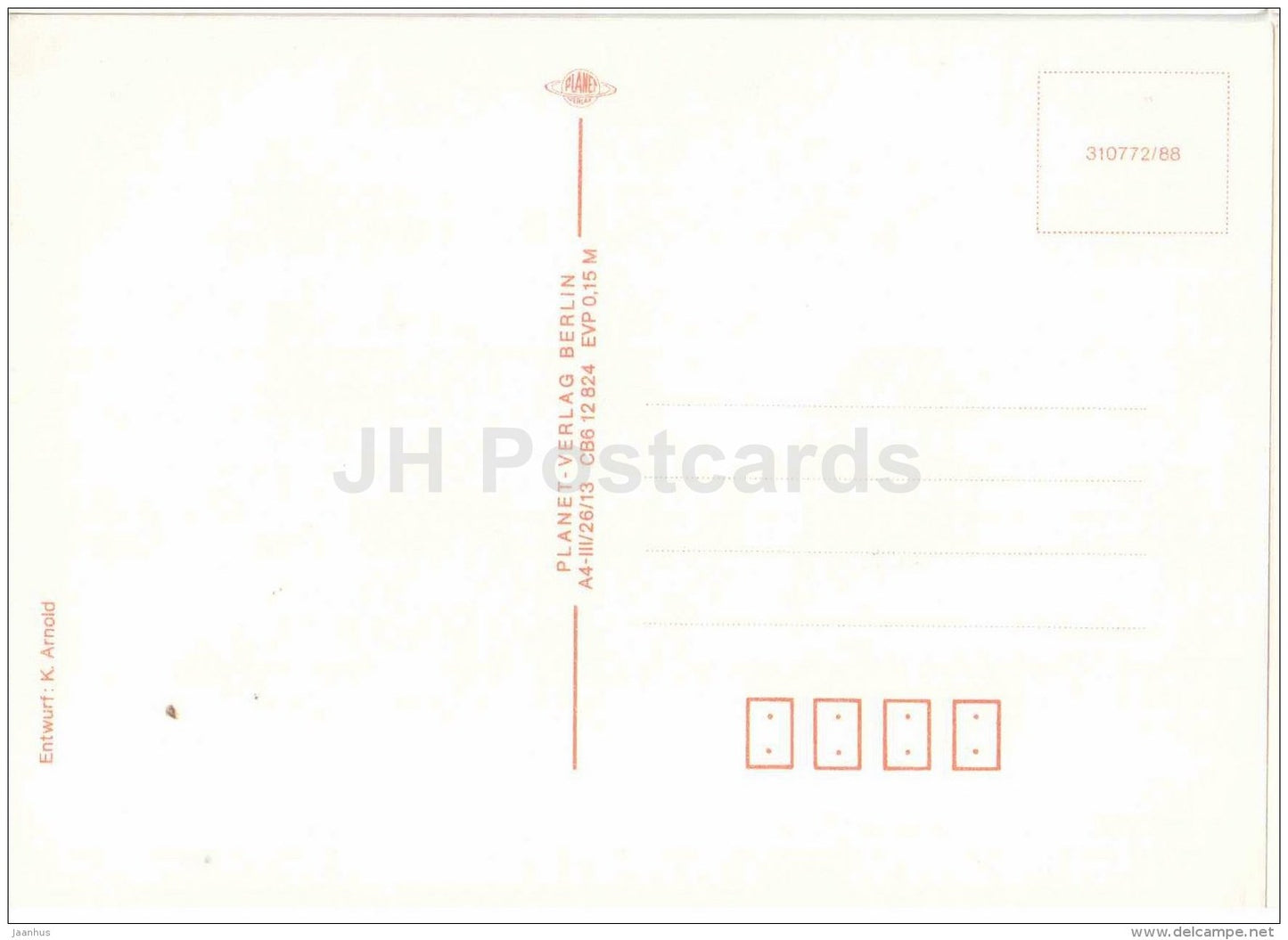 Aschenputtel - illustration by K. Arnold - Cinderella - Märchen - Fairy Tale - Germany - unused - JH Postcards