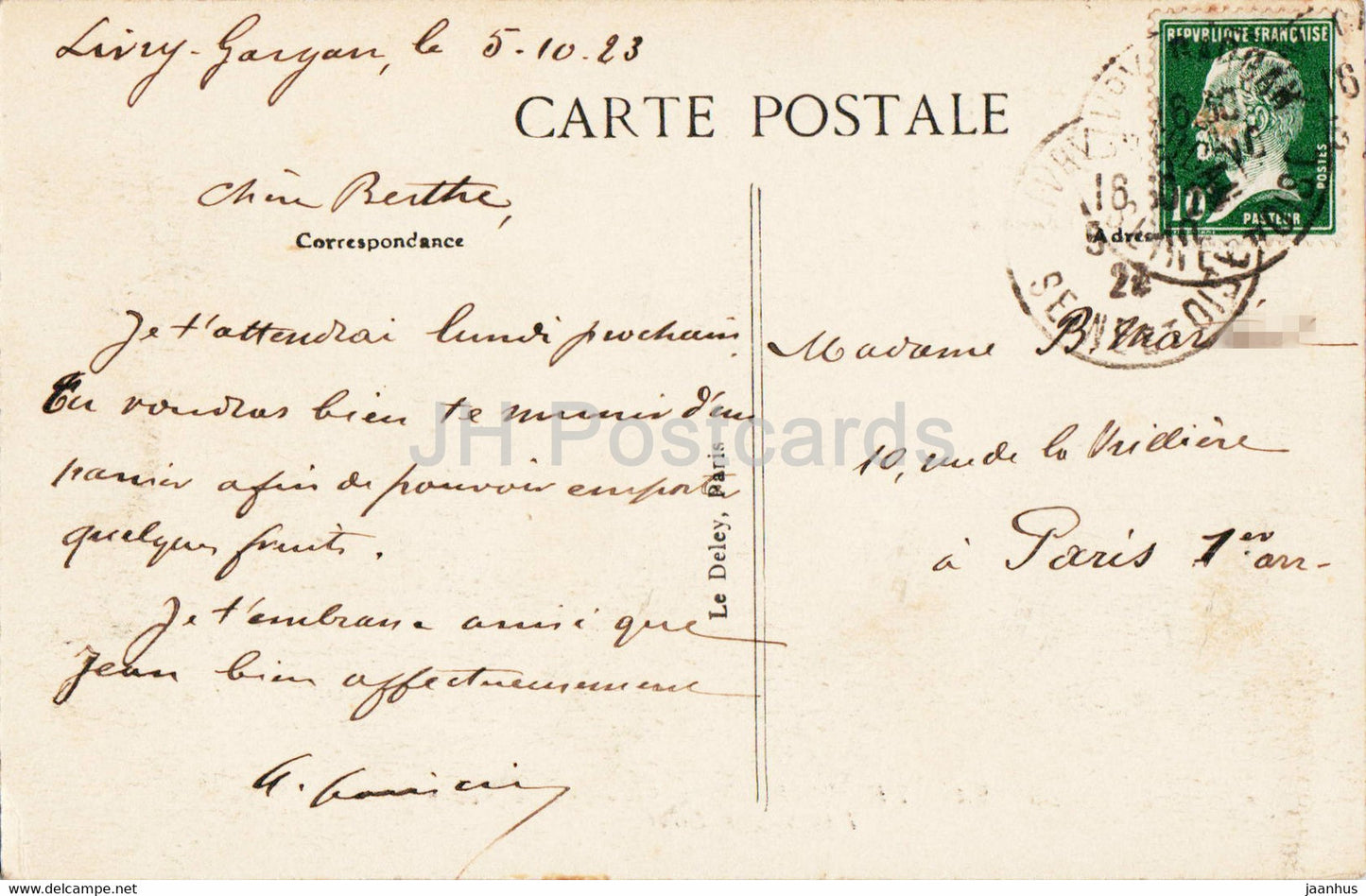 Sainte Adresse - Le Pain de Sucre - The Sugar Loaf - 59 - old postcard - 1923 - France - used