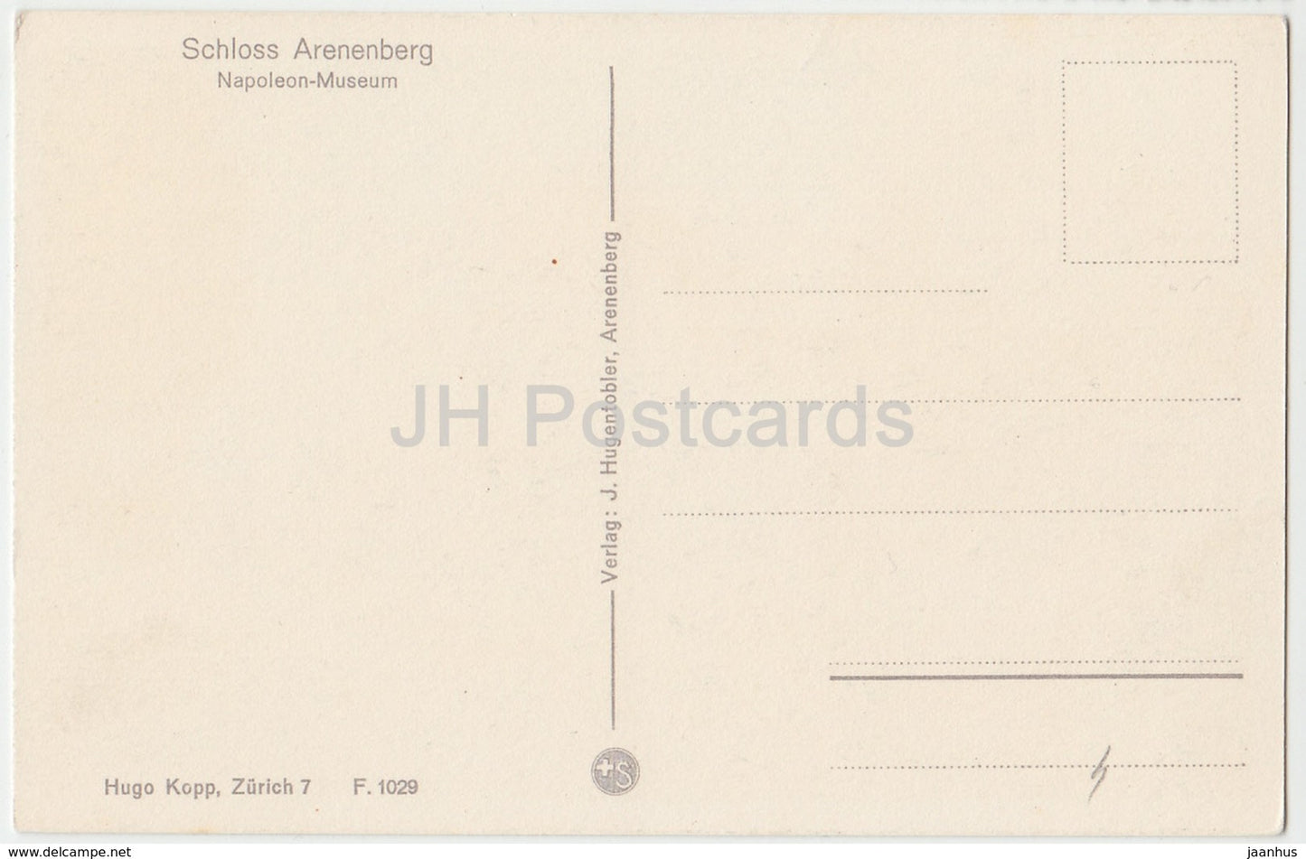 Schloss Arenenberg - Musée Napoléon - Château - Musée - Suisse - carte postale ancienne - inutilisée