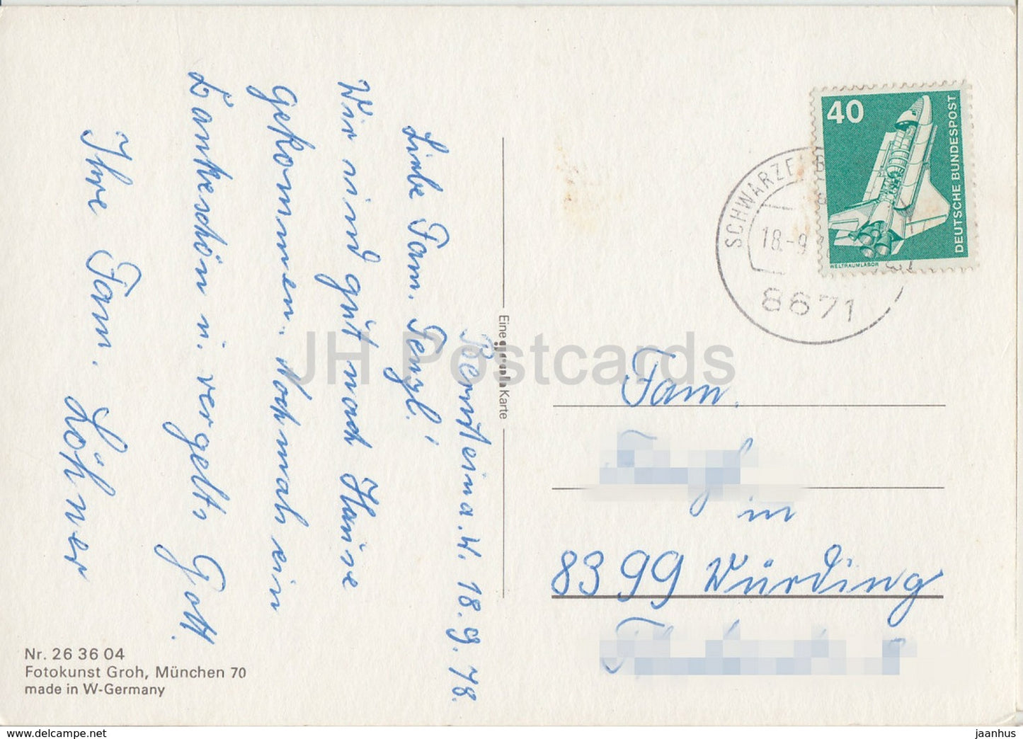 Zermatt – 1978 – Schweiz – gebraucht