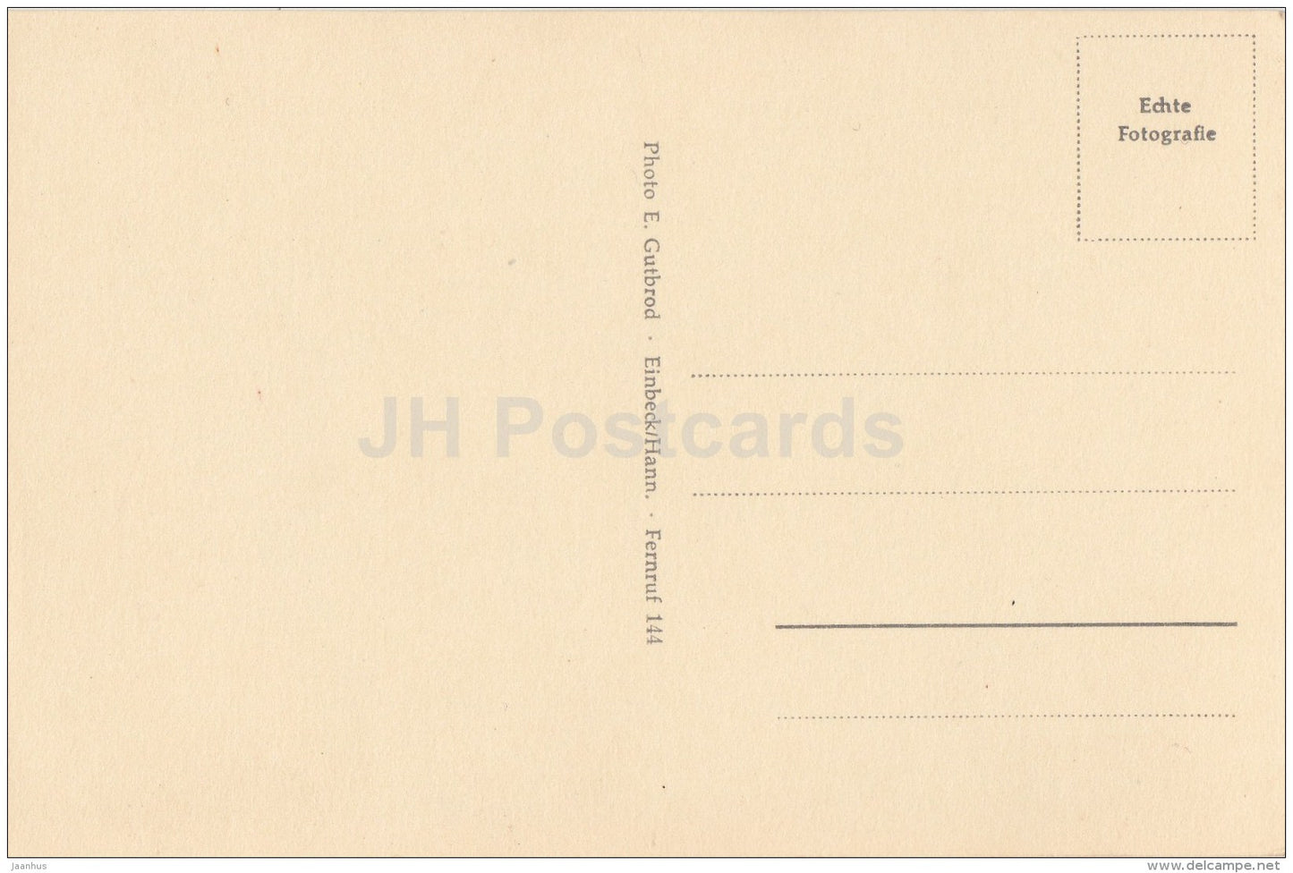 Einbeck in Hannover - Renaissancehaus in der Marktstrasse - Hannover - Germany - unused - JH Postcards