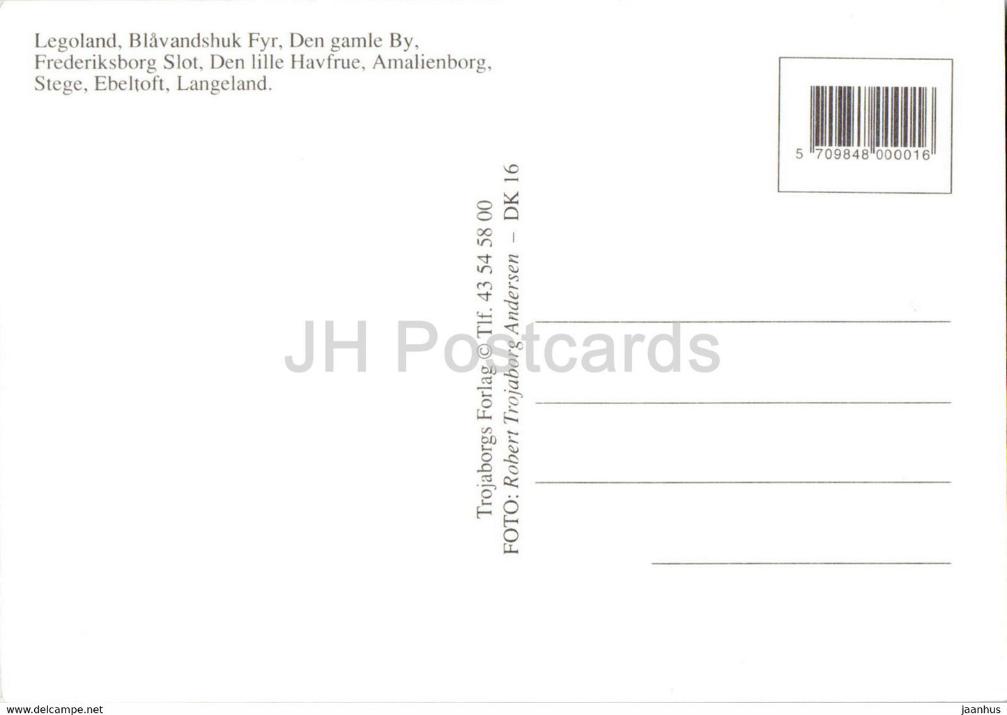 Danemark - Legoland - Petite Sirène - Garde - 1 - multiview - Danemark - inutilisé