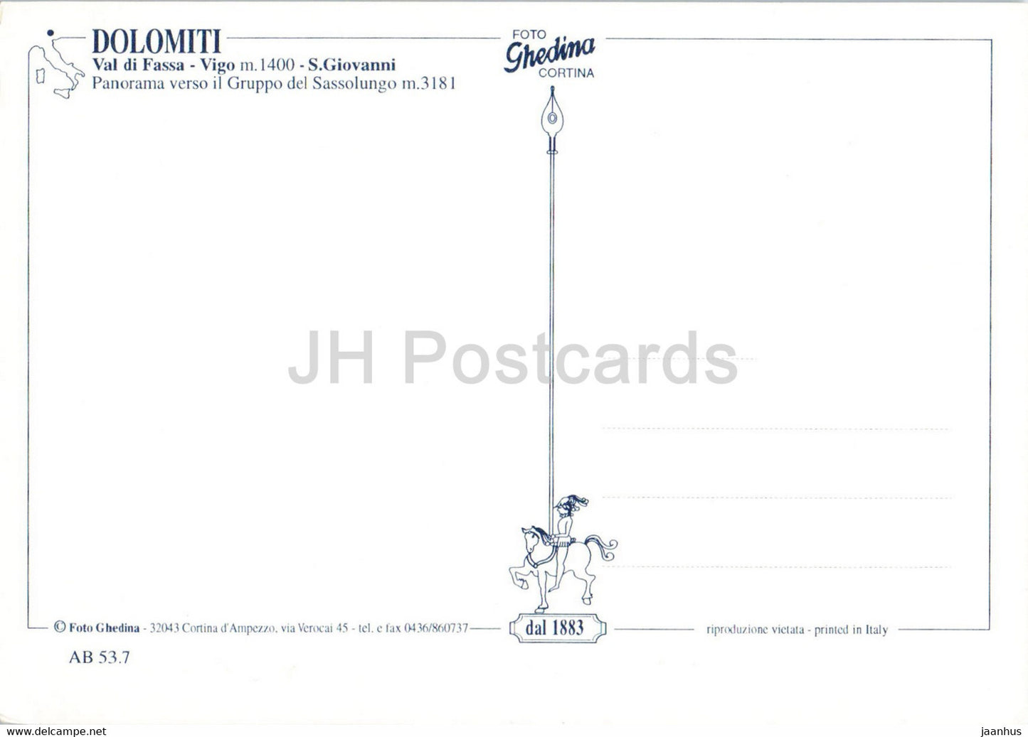 Val di Fassa - Vigo - S Giovanni - church - Italy - unused