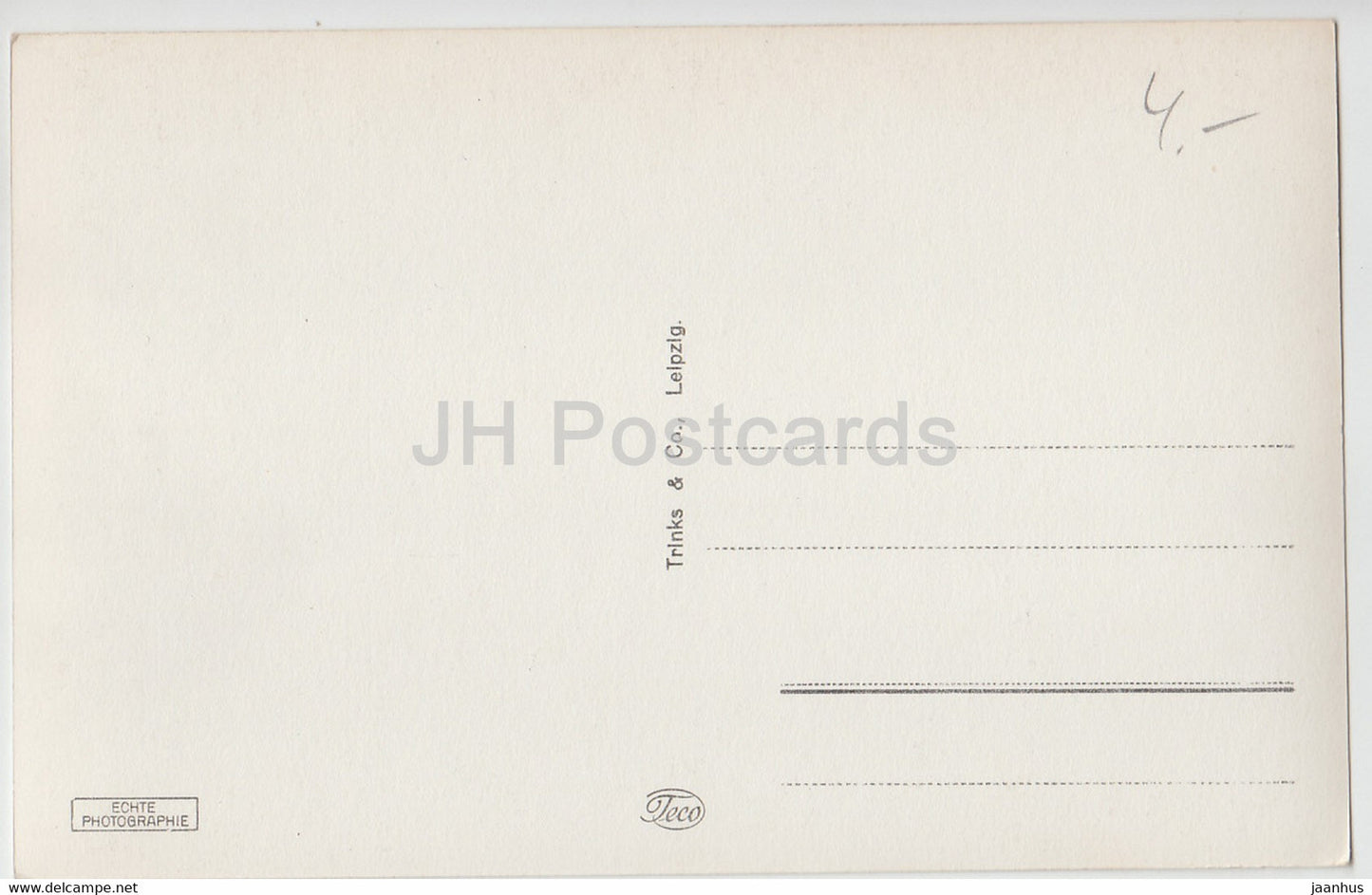 Reichsmessestadt Leipzig - Augustusplatz - Mendebrunnen - Hochhaus - Opernhaus - voiture - carte postale ancienne - Allemagne - inutilisée