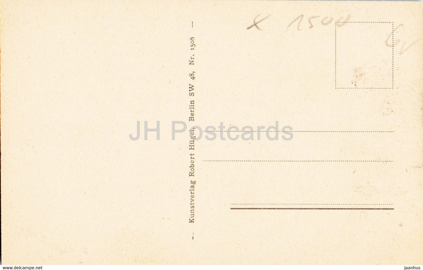 Potsdam Sanssouci - Neues Palais - castle - 1508 - old postcard - Germany - unused