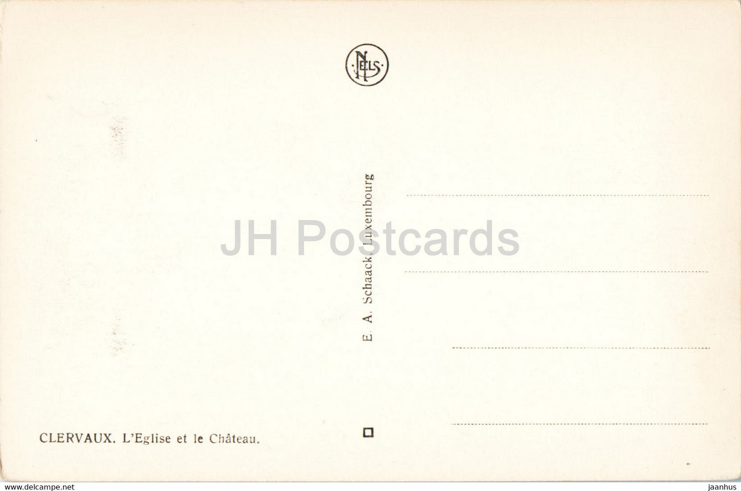 Clervaux - L'Abbaye - carte postale ancienne - Luxembourg - inutilisée