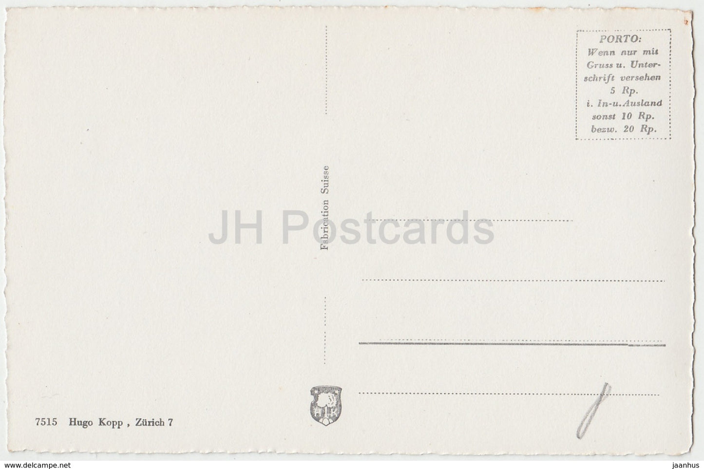 Nussbaumen - Schloss Katharinenberg - Schloss - 7515 - Schweiz - alte Postkarte - unbenutzt