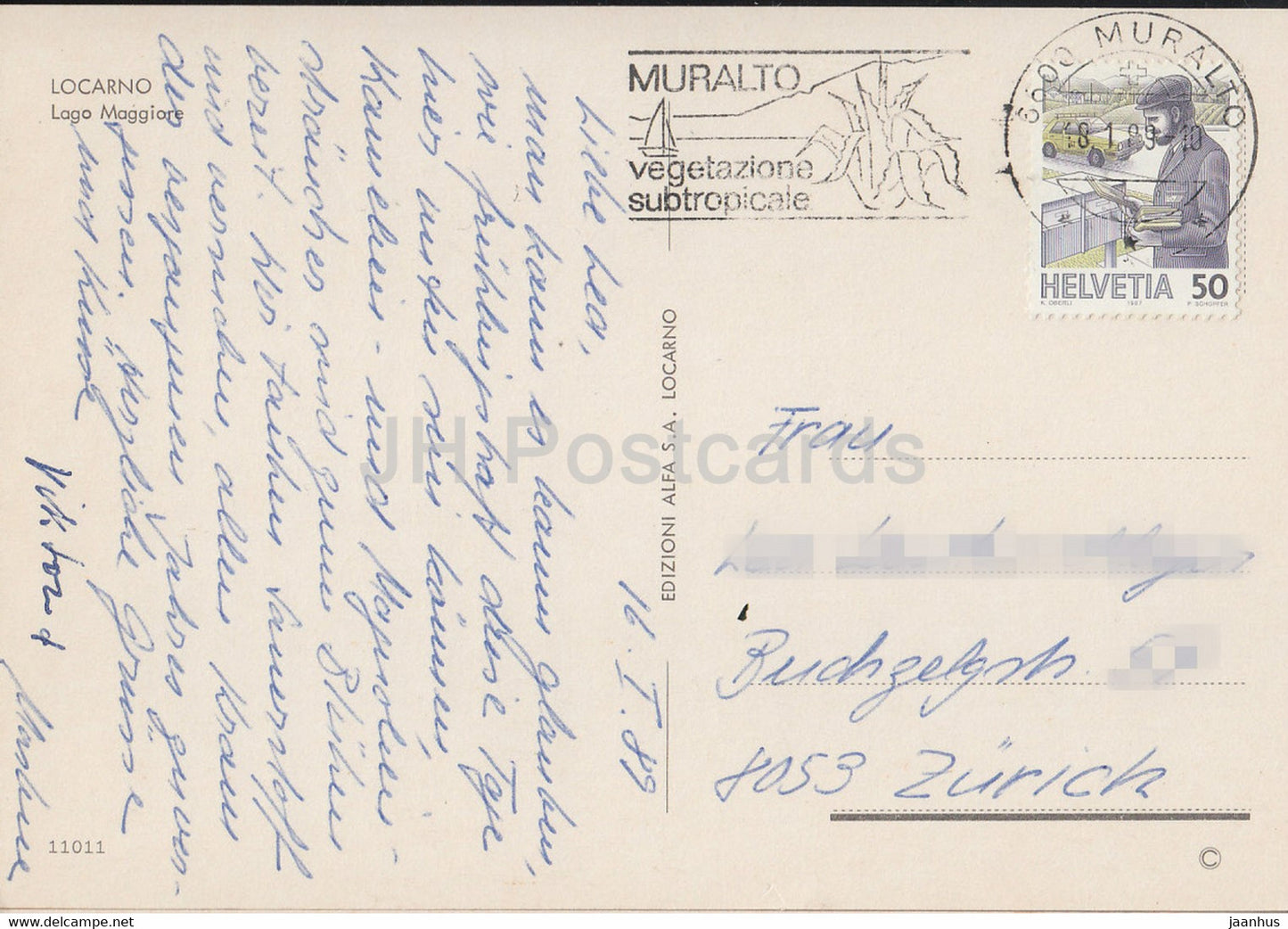 Locarno - Lago Maggiore - 1989 - Switzerland - used
