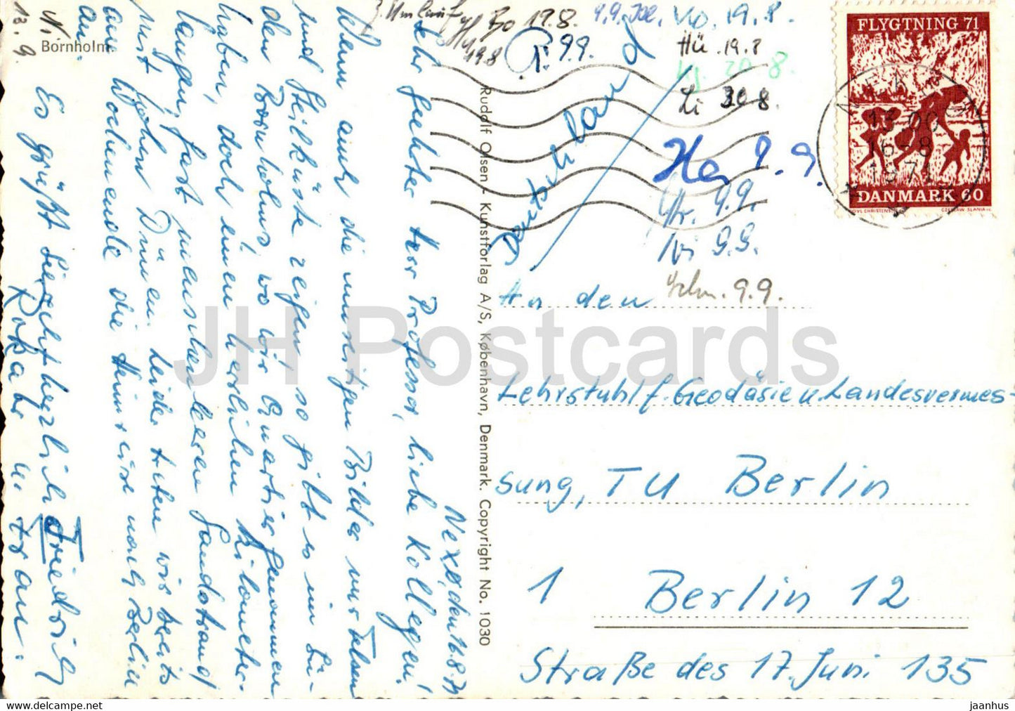 Bornholm - multiview - 1030 - 1971 - Denmark - used