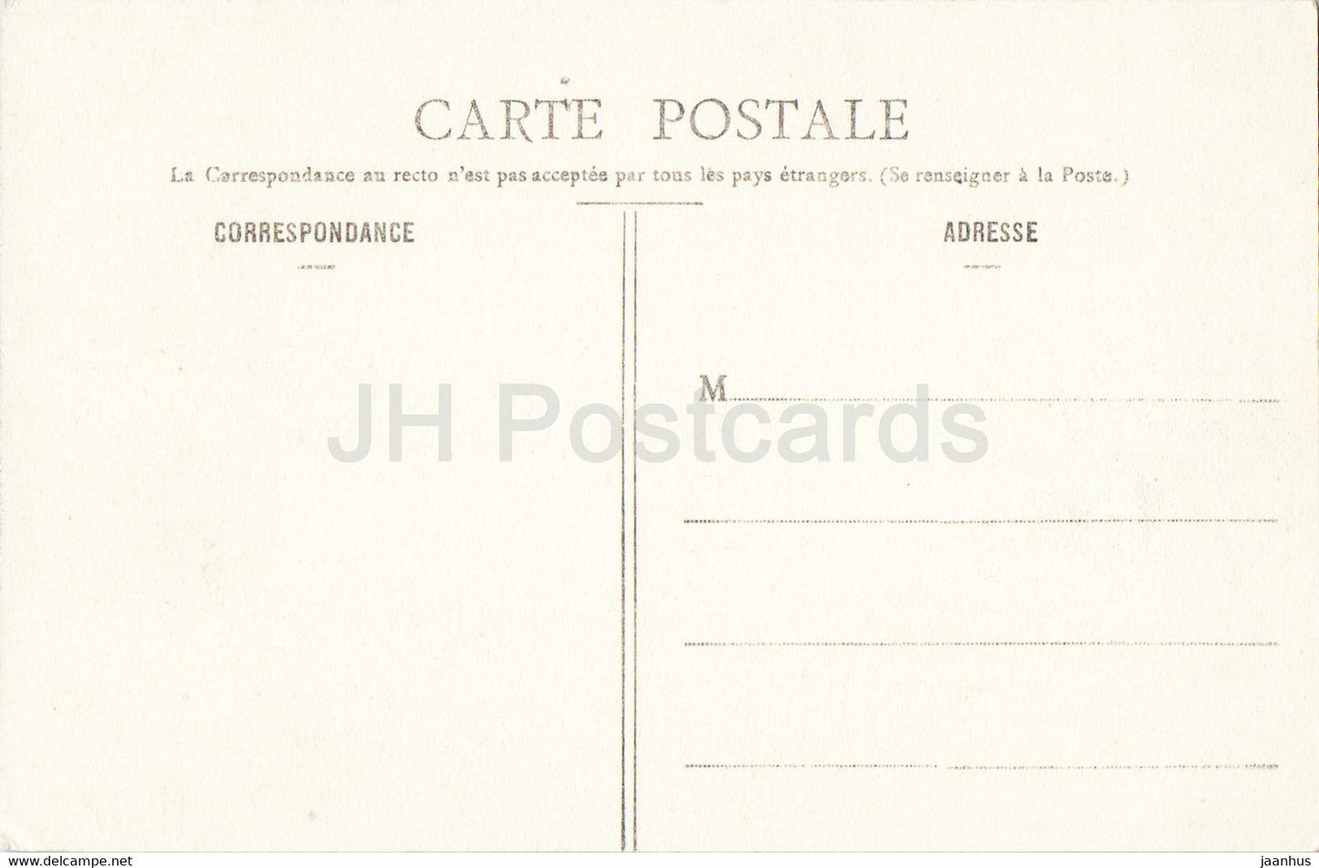 Chamonix - Chaine du Mont Blanc vue du Brevent - old postcard - France - unused