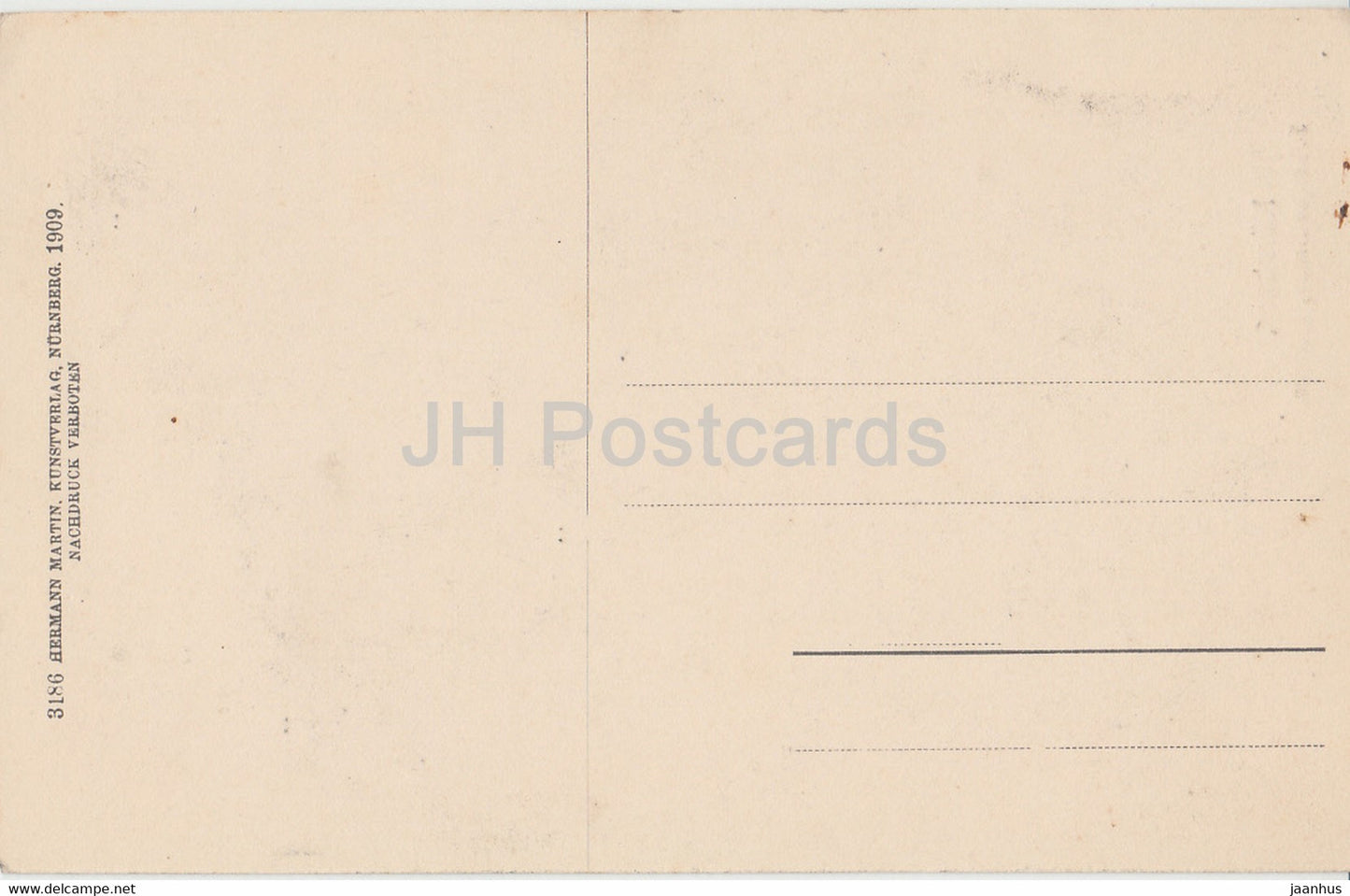 Nürnberg - Sebalduskirche - Inneres - 3186 - alte Postkarte - 1909 - Deutschland - unbenutzt