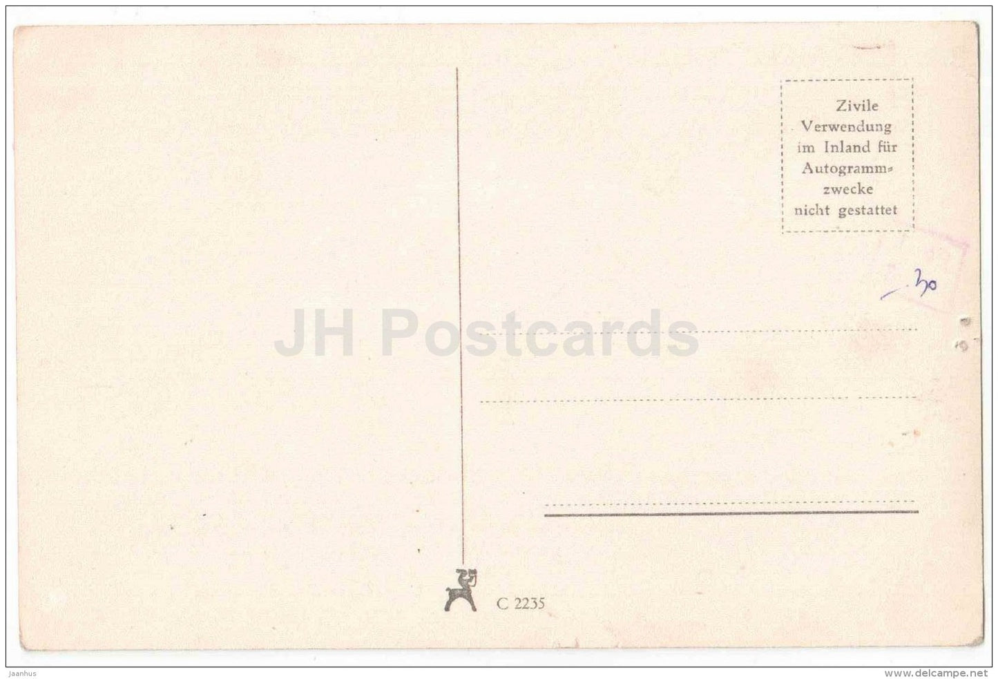 Kristina Söderbaum - movie actress - film - 3472/1 - old postcard - Germany - unused - JH Postcards