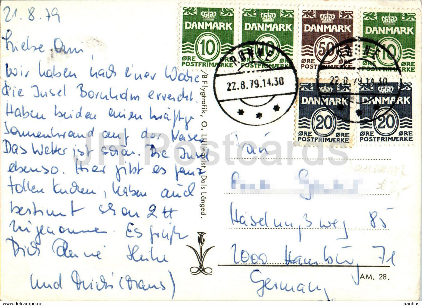 Halsning fran Skillinge - boat - multiview - 1979 - Denmark - used