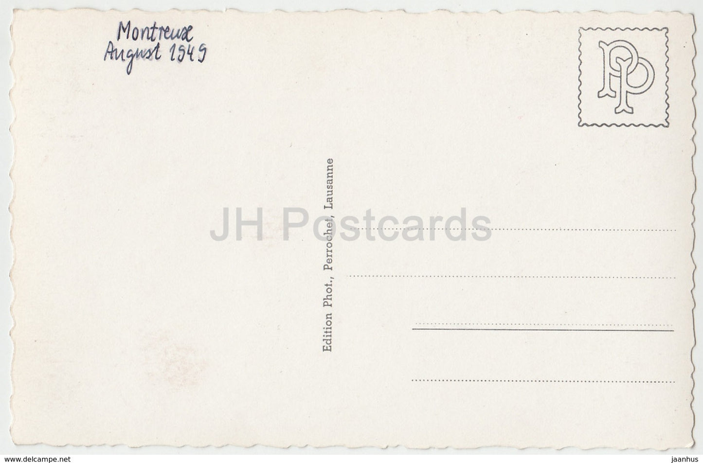 Lac Leman – 8330 – Schweiz – 1949 – gebraucht